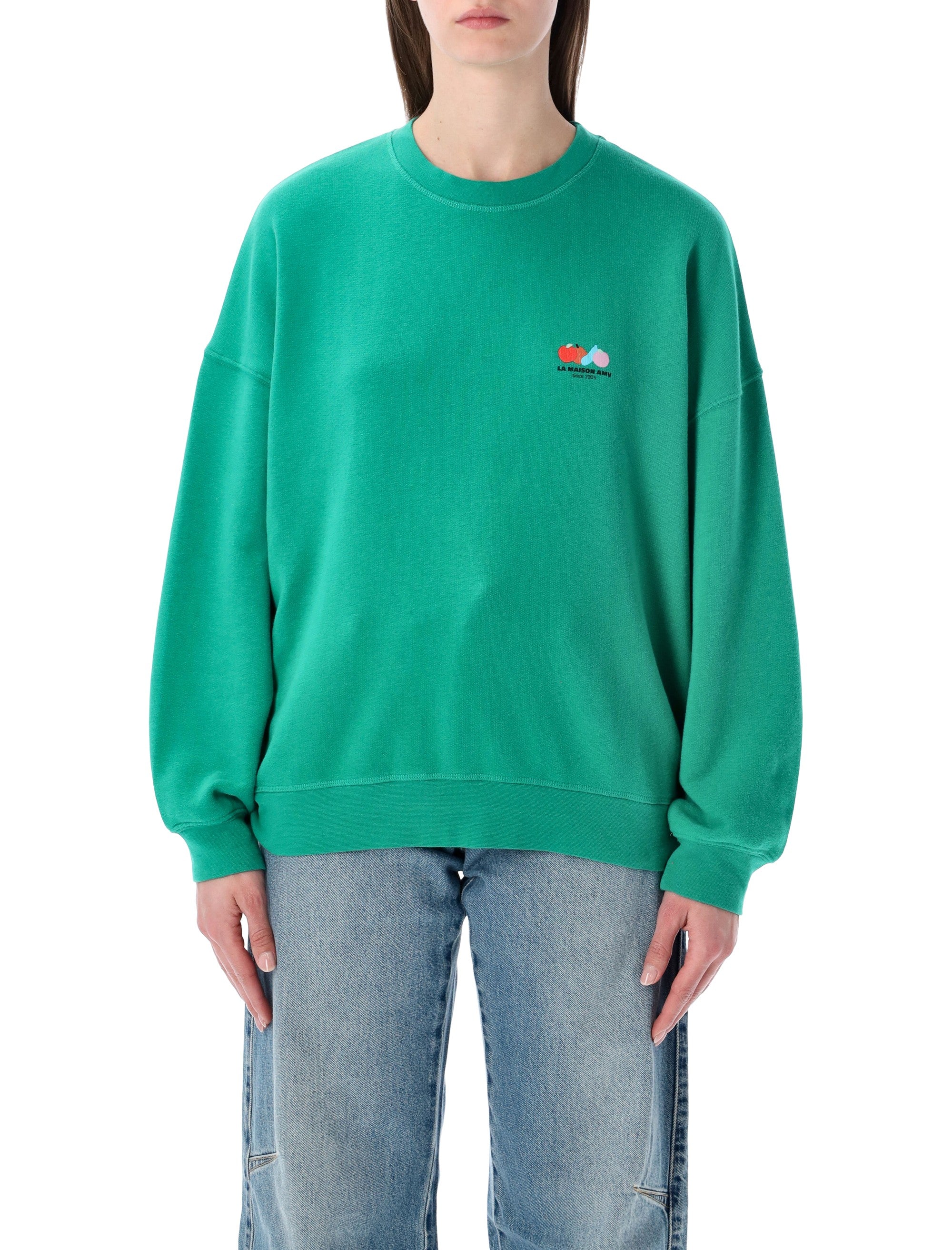 American Vintage Atubay sweatshirt Mint Cotton