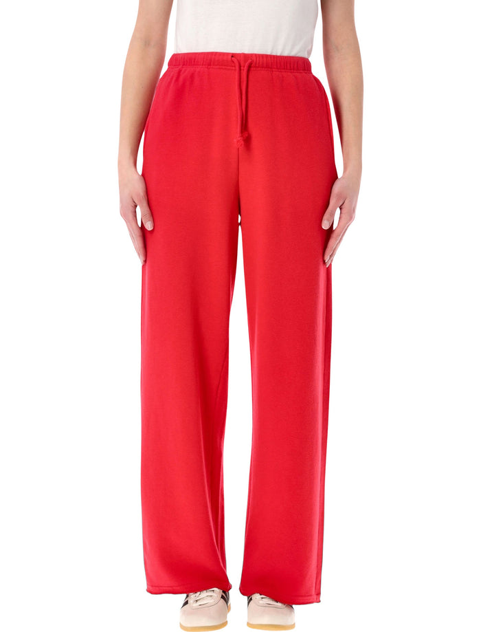 American Vintage Atubay loose sweatpants Tomato Cotton