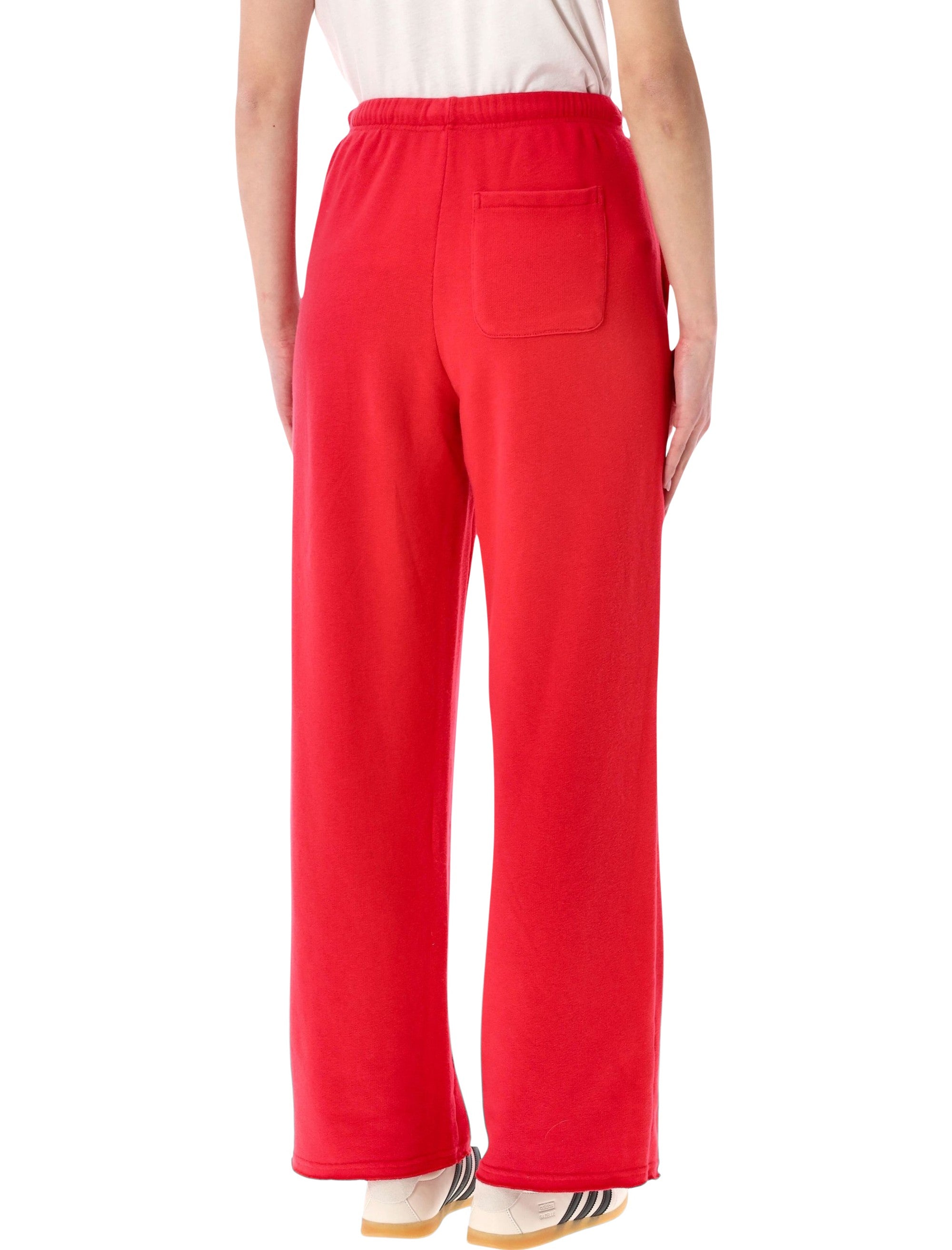 American Vintage Atubay loose sweatpants Tomato Cotton