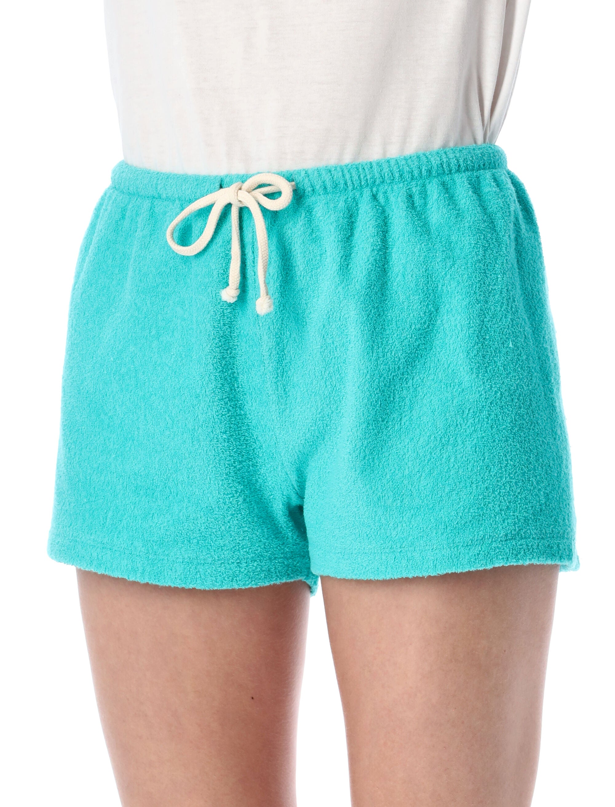 American Vintage Bobypark Shorts Turquoise Cotton