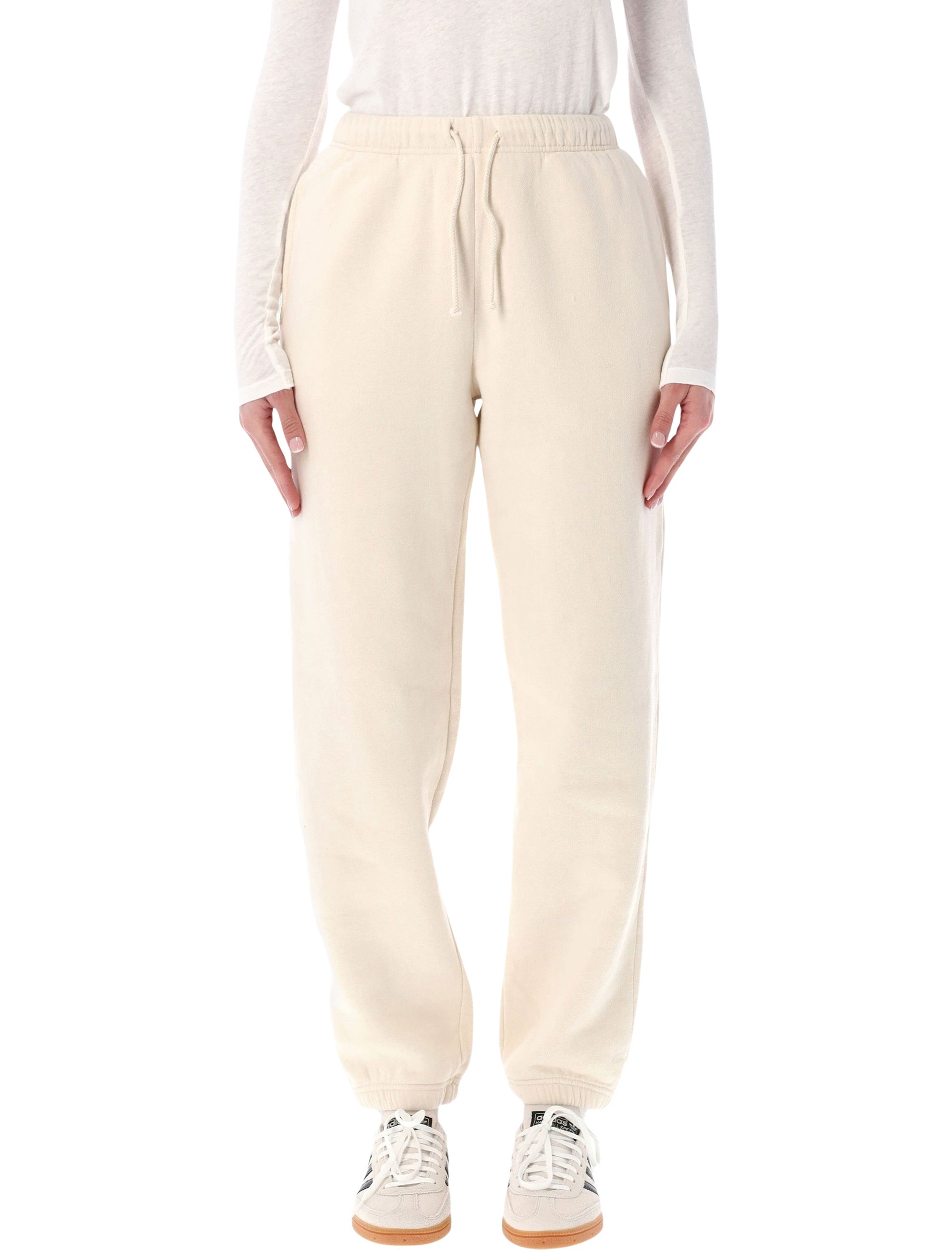 American Vintage Fiky joggers Ecru Cotton Sweatpants