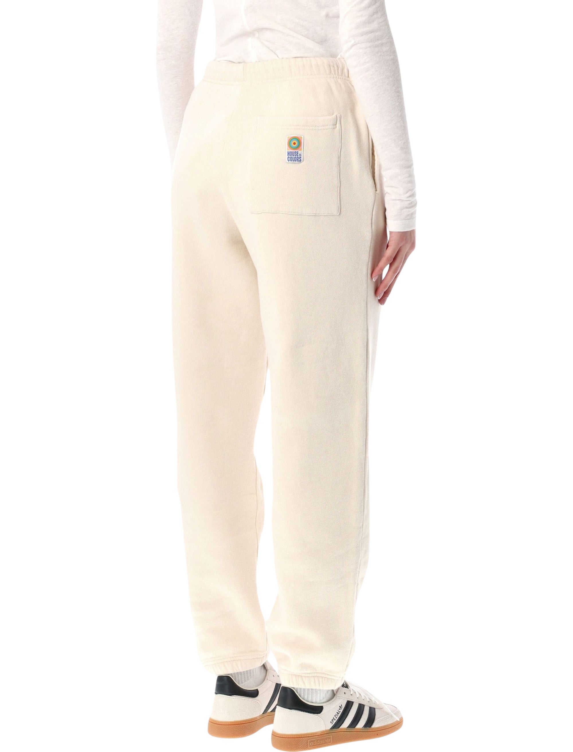 American Vintage Fiky joggers Ecru Cotton Sweatpants
