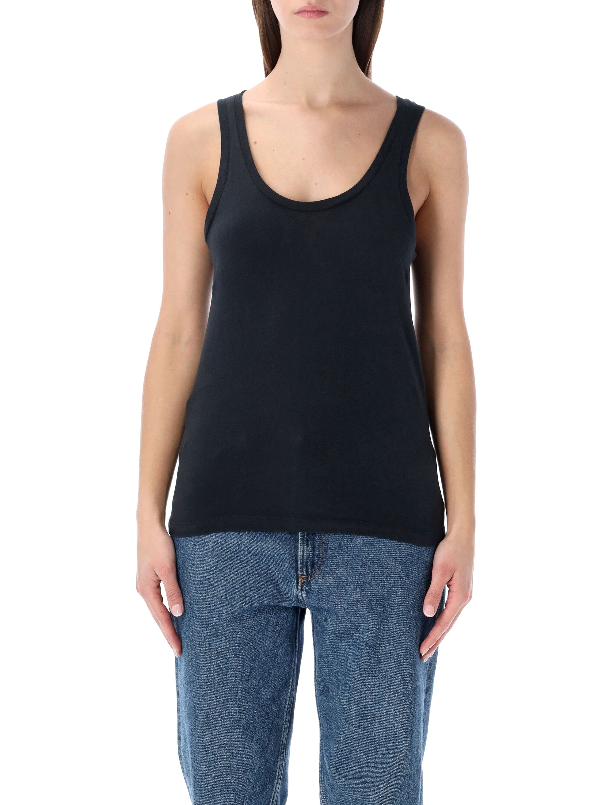 American Vintage Gamipy tank top Black Cotton