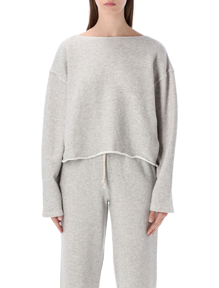 American Vintage Kodytown Cotton Sweatshirt Polar Melange
