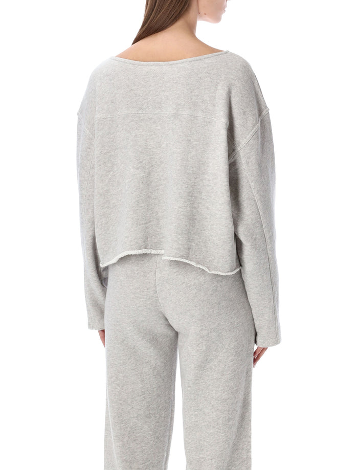 American Vintage Kodytown Cotton Sweatshirt Polar Melange