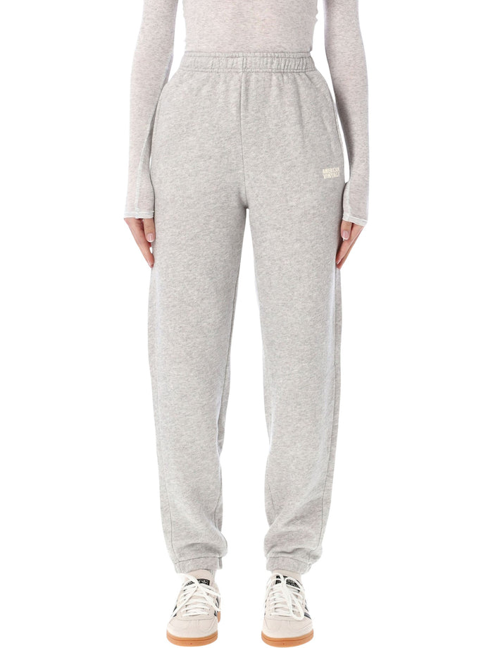 American Vintage Kodytown Joggers Polar Melange Cotton Sweatpants