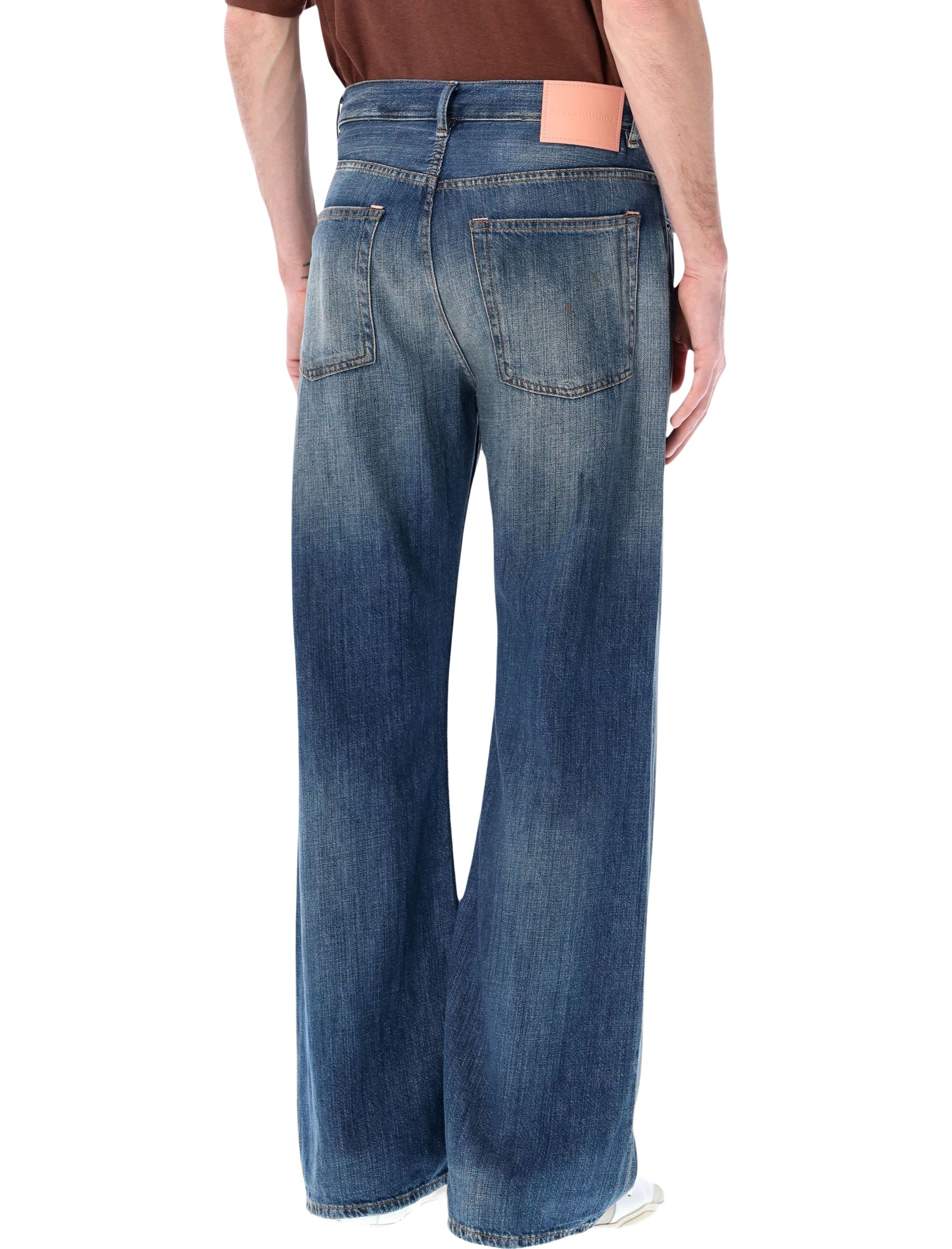 Acne Studios 2021F jeans Mid Blue Organic Cotton