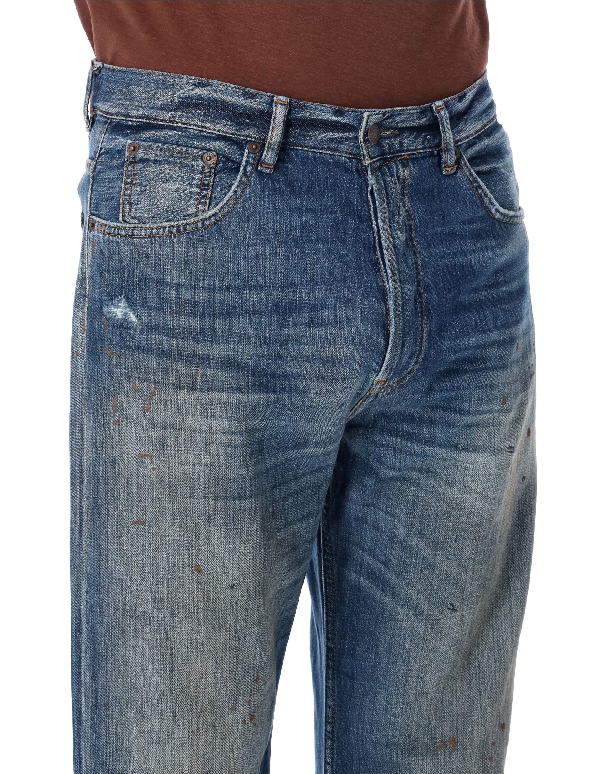 Acne Studios 2021F jeans Mid Blue Organic Cotton