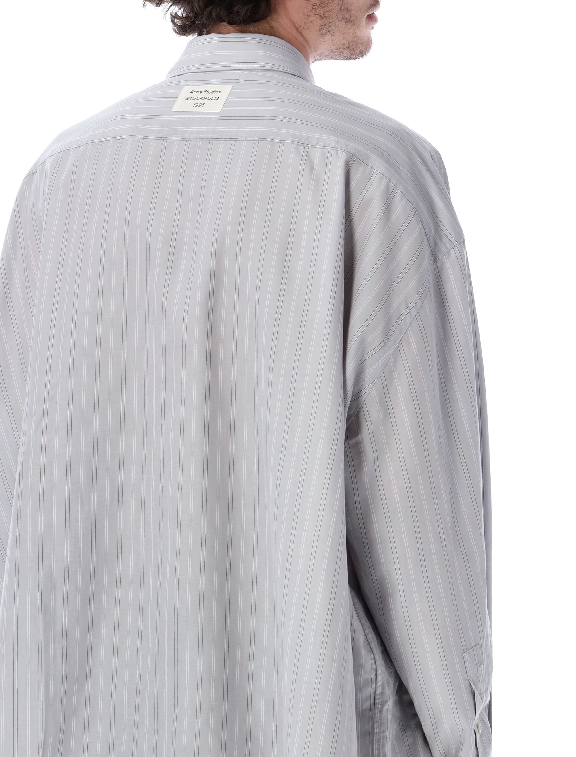 Acne Studios striped shirt Grey Multi Lyocell