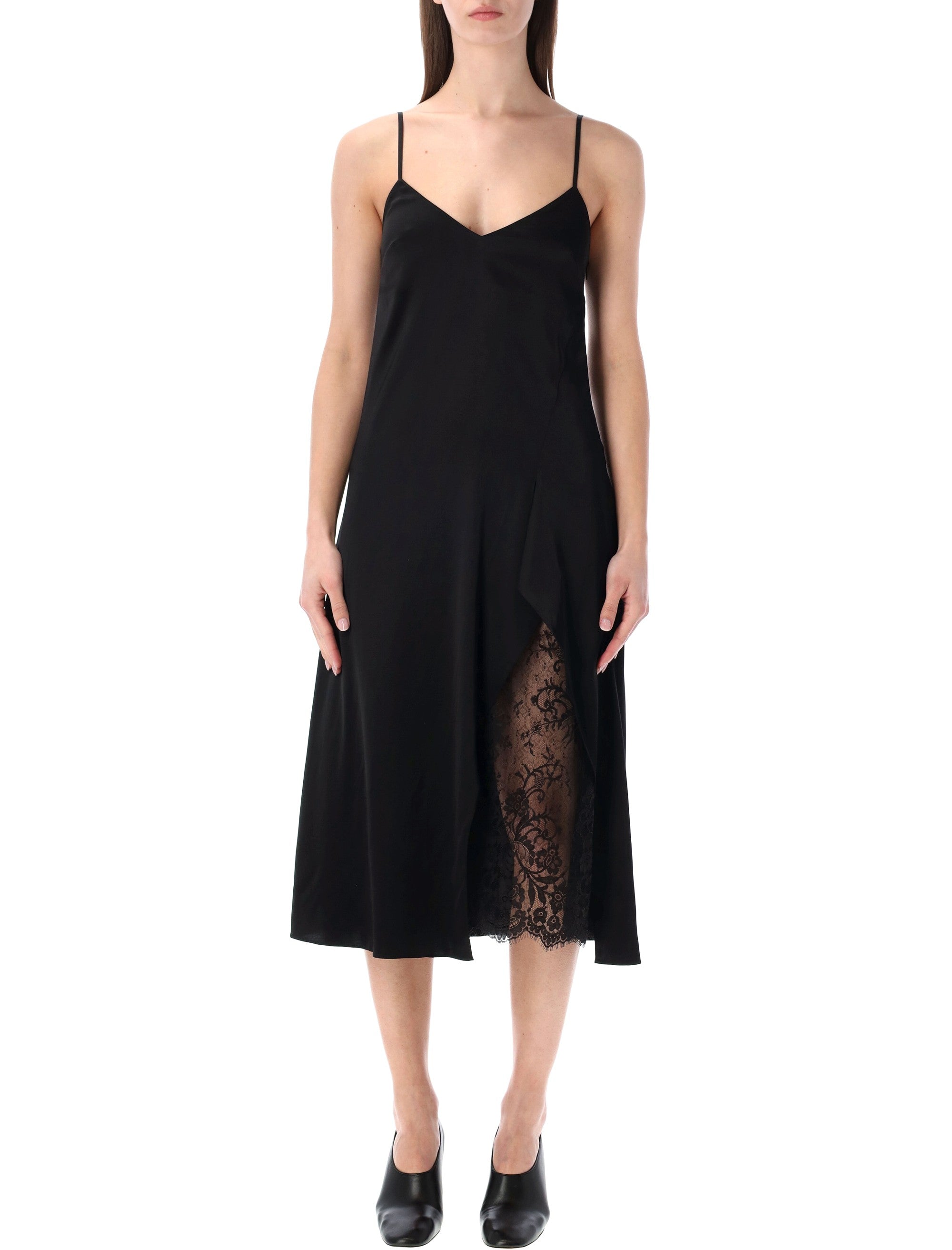 Acne Studios satin slip dress Black Viscose