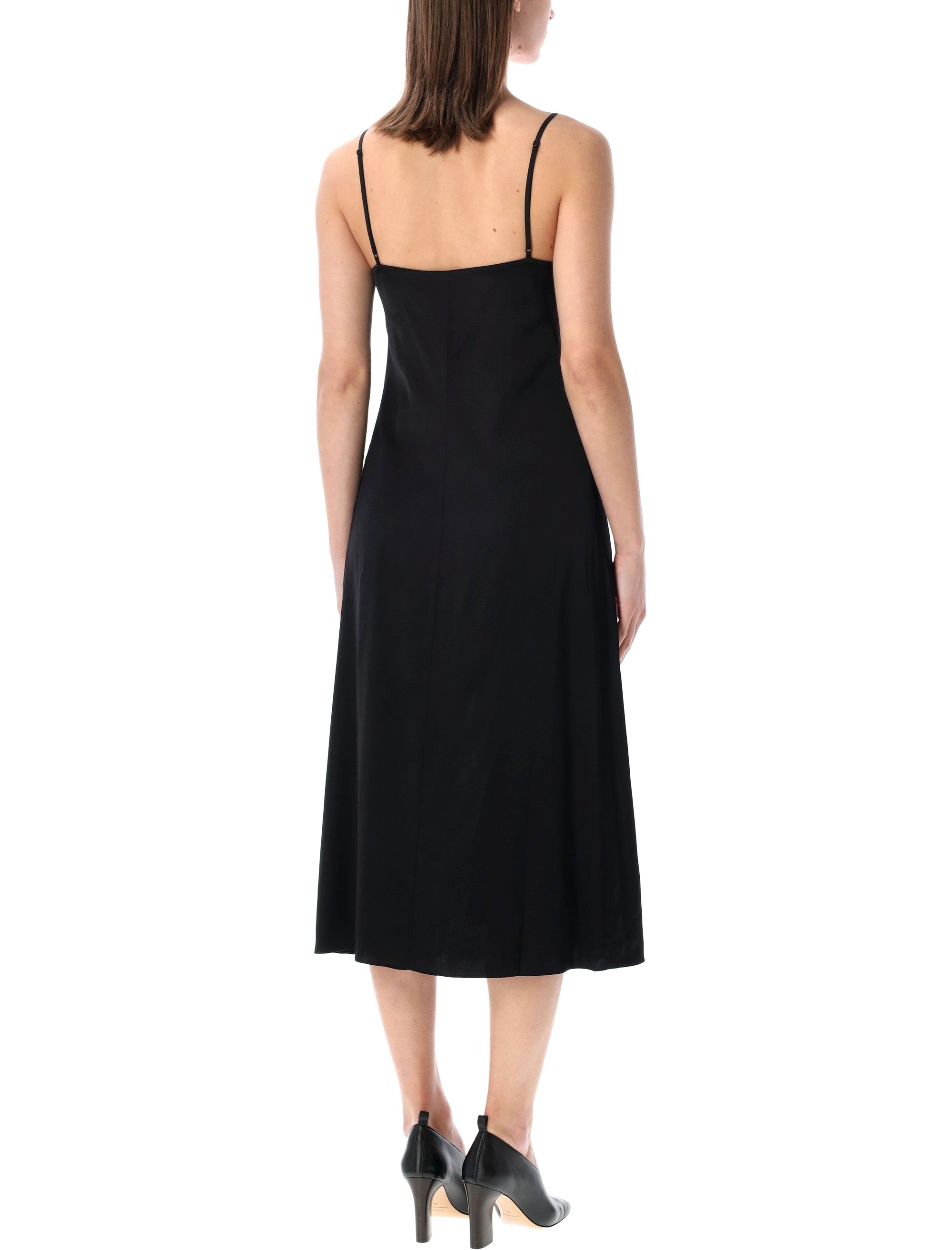 Acne Studios satin slip dress Black Viscose