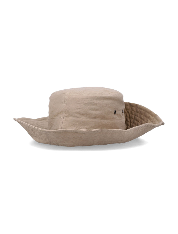 Soeur Isaho organic cotton poplin hat Ecru
