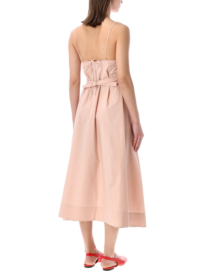 Soeur Heidi long dress in pink cotton Rose Blush Organic