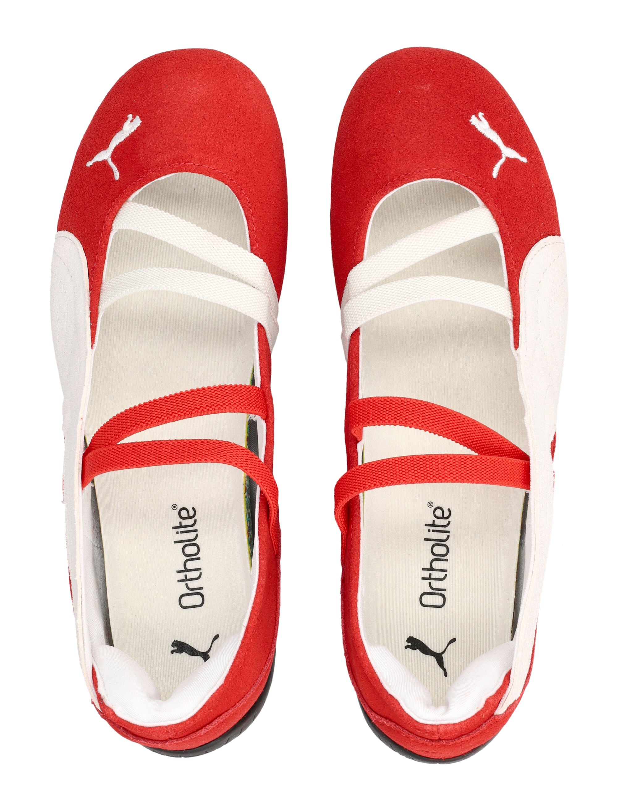 PUMA Speedcat suede ballet womens shoes For All Time Red Upper Flat