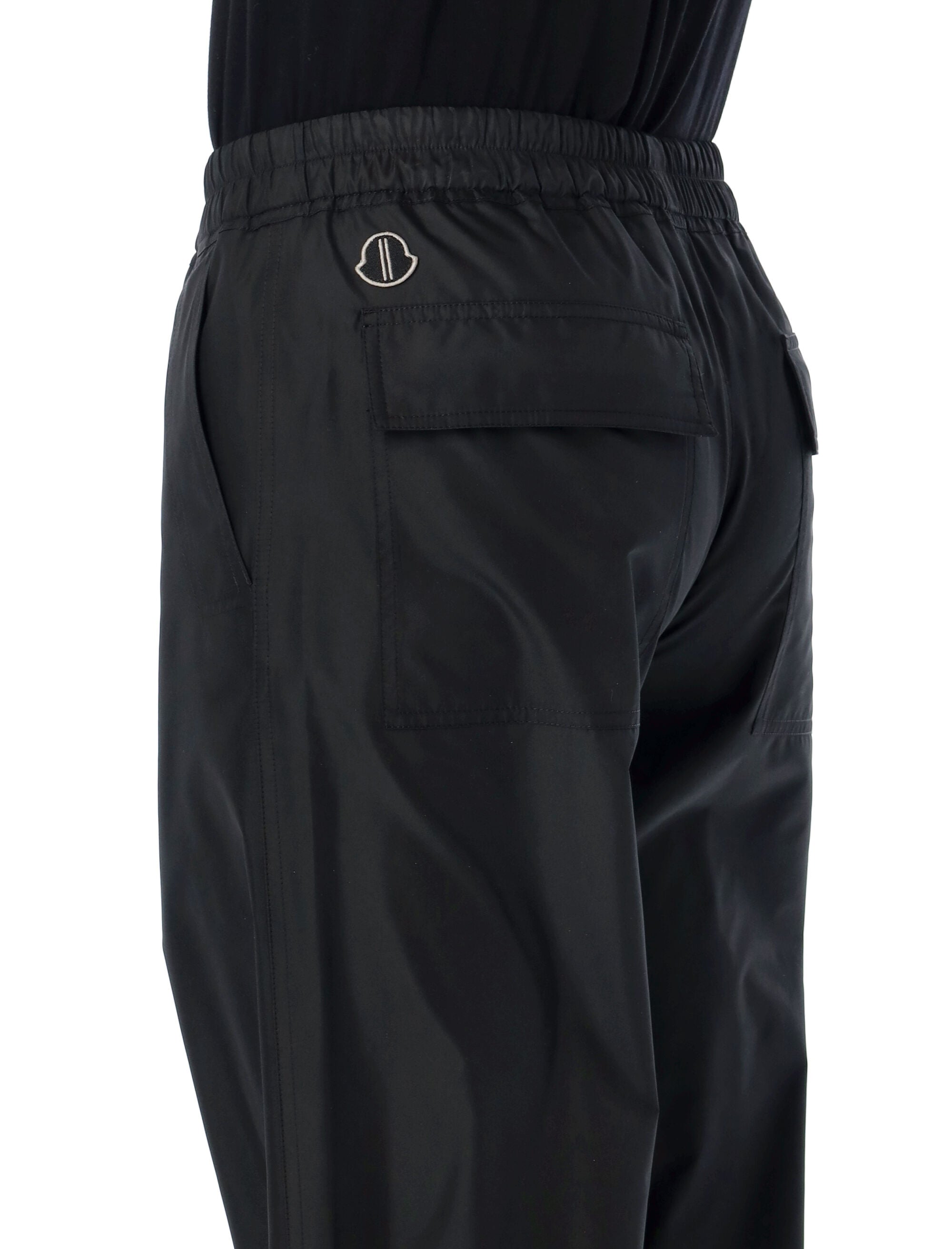 Moncler + Rick Owens Drawstring pants Black Polyestr