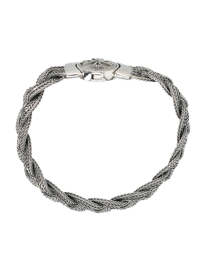 Emanuele Bicocchi Diamond-Cut Silver Bracelet Sterling