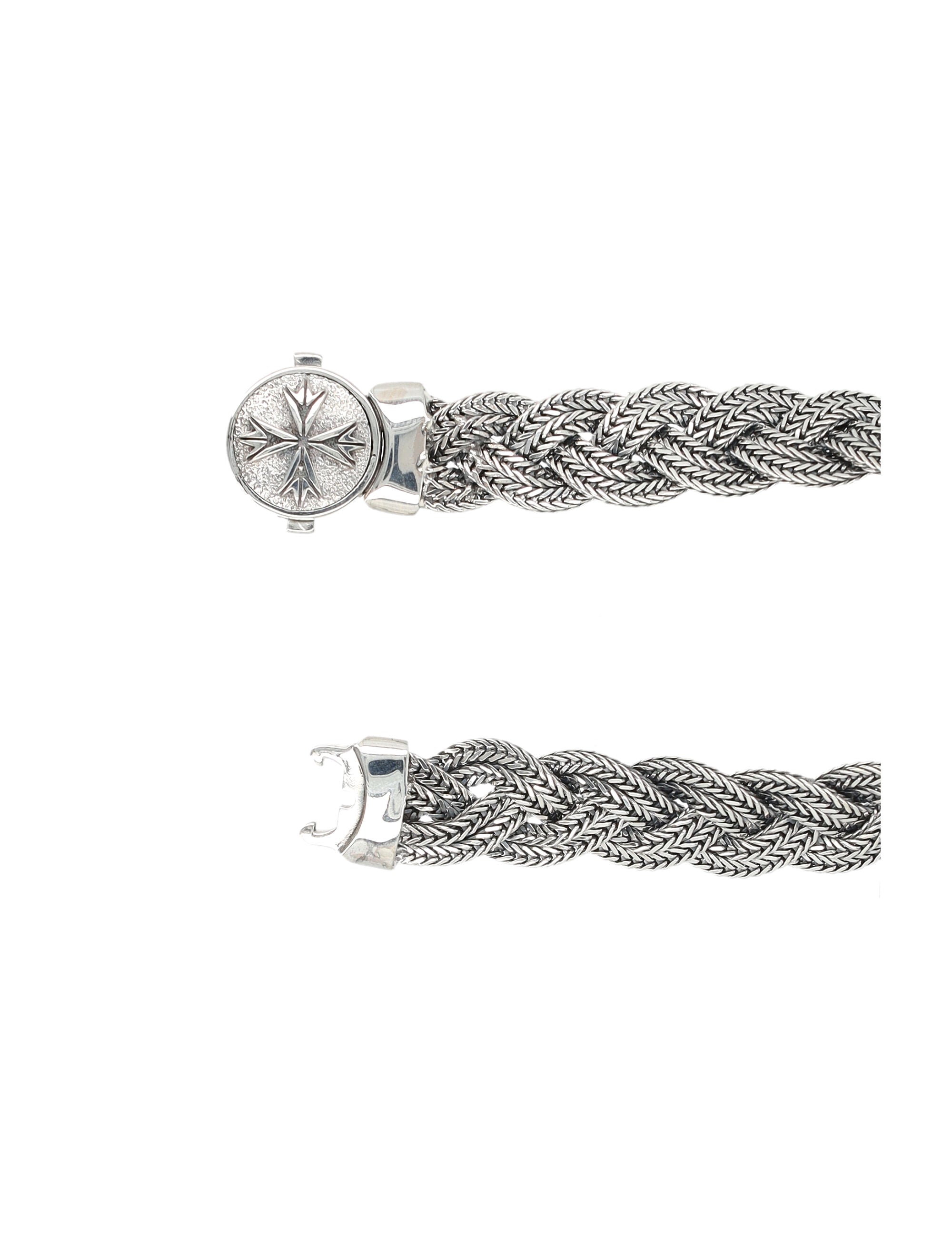 Emanuele Bicocchi Diamond-Cut Silver Bracelet Sterling