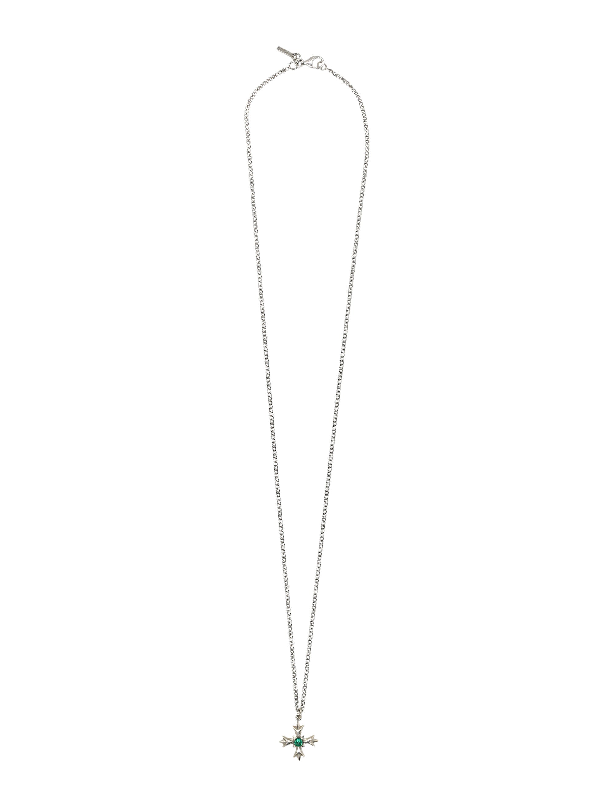Emanuele Bicocchi Sterling Silver Crest Necklace