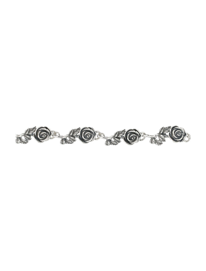 Emanuele Bicocchi Silver Multi Rose Necklace Sterling