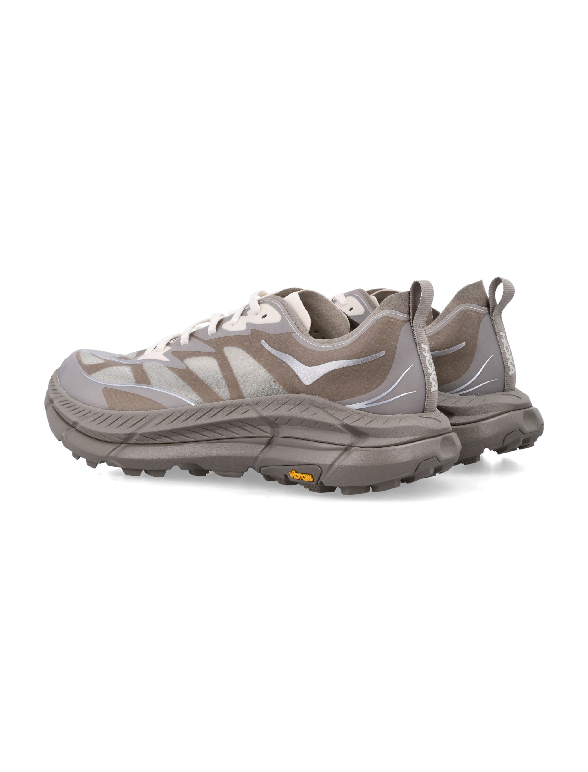 Hoka One Mafate Speed 4 Lite Light Roast / Oatmilk Synthetic Sole Sneaker