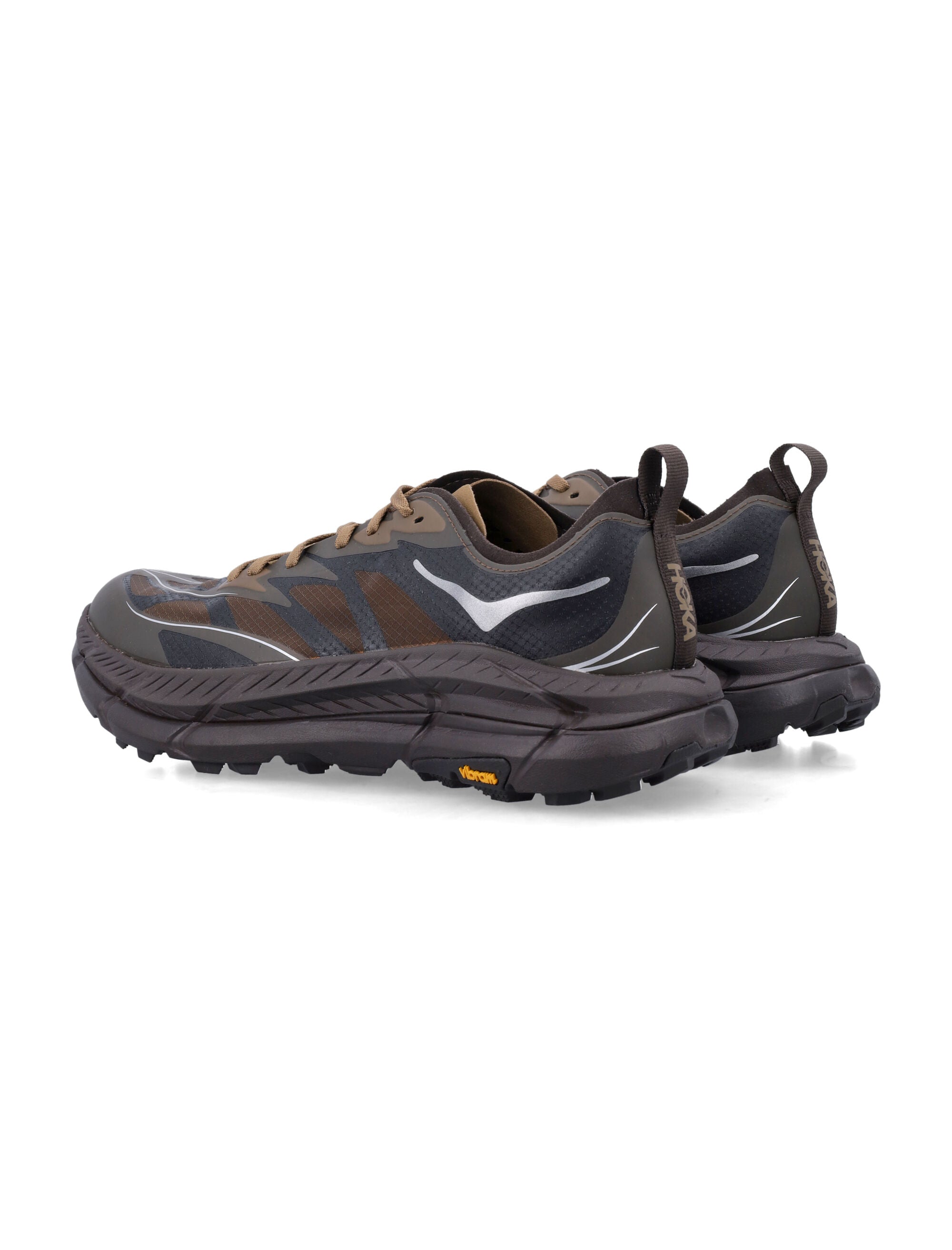 Hoka One Mafate Speed 4 Lite Tree Bark / Cast Iron Synthetic Sole Sneaker