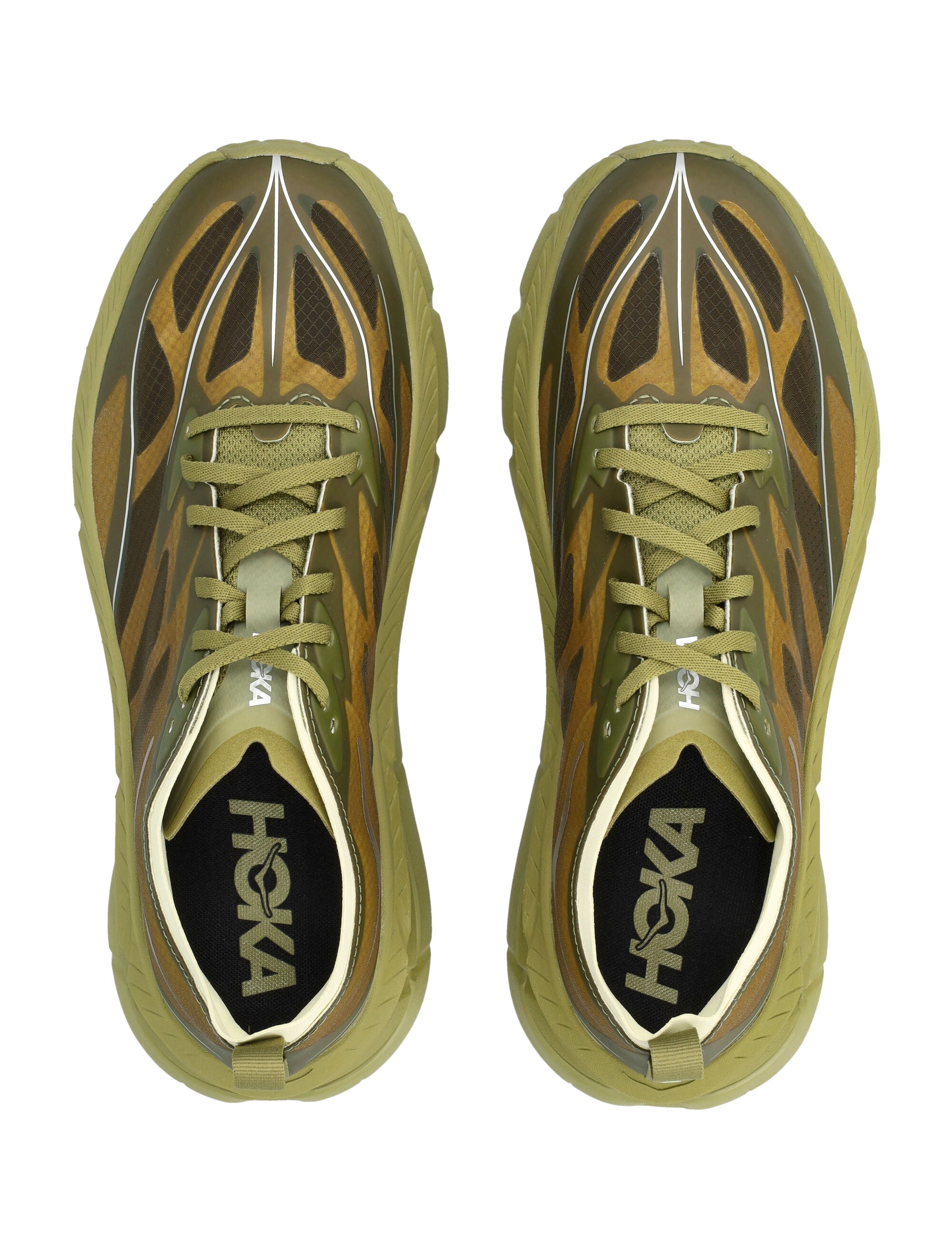 Hoka One Mafate Speed 4 Lite Wild Rye / Pampas Grass Synthetic Sole Sneaker