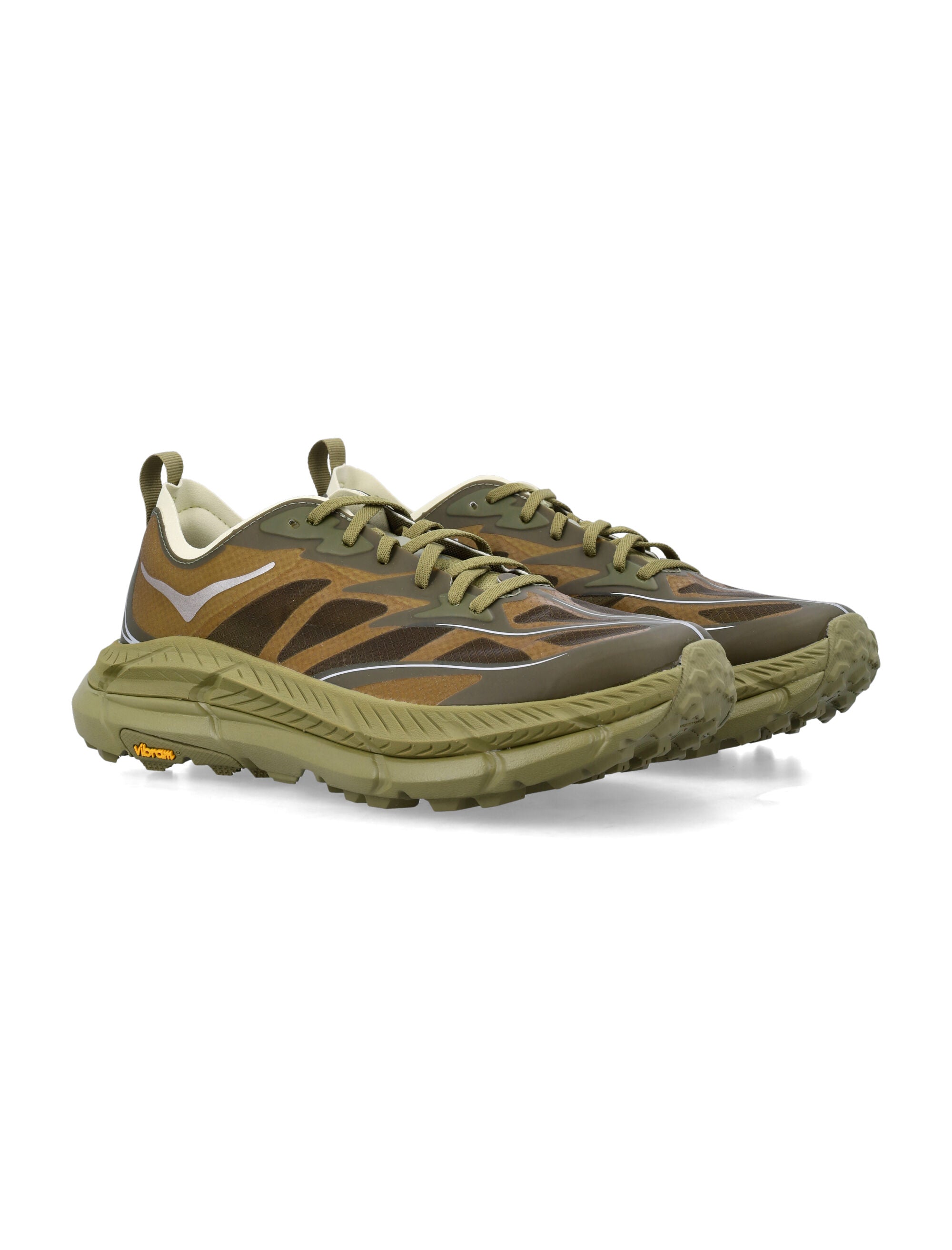 Hoka One Mafate Speed 4 Lite Wild Rye / Pampas Grass Synthetic Sole Sneaker