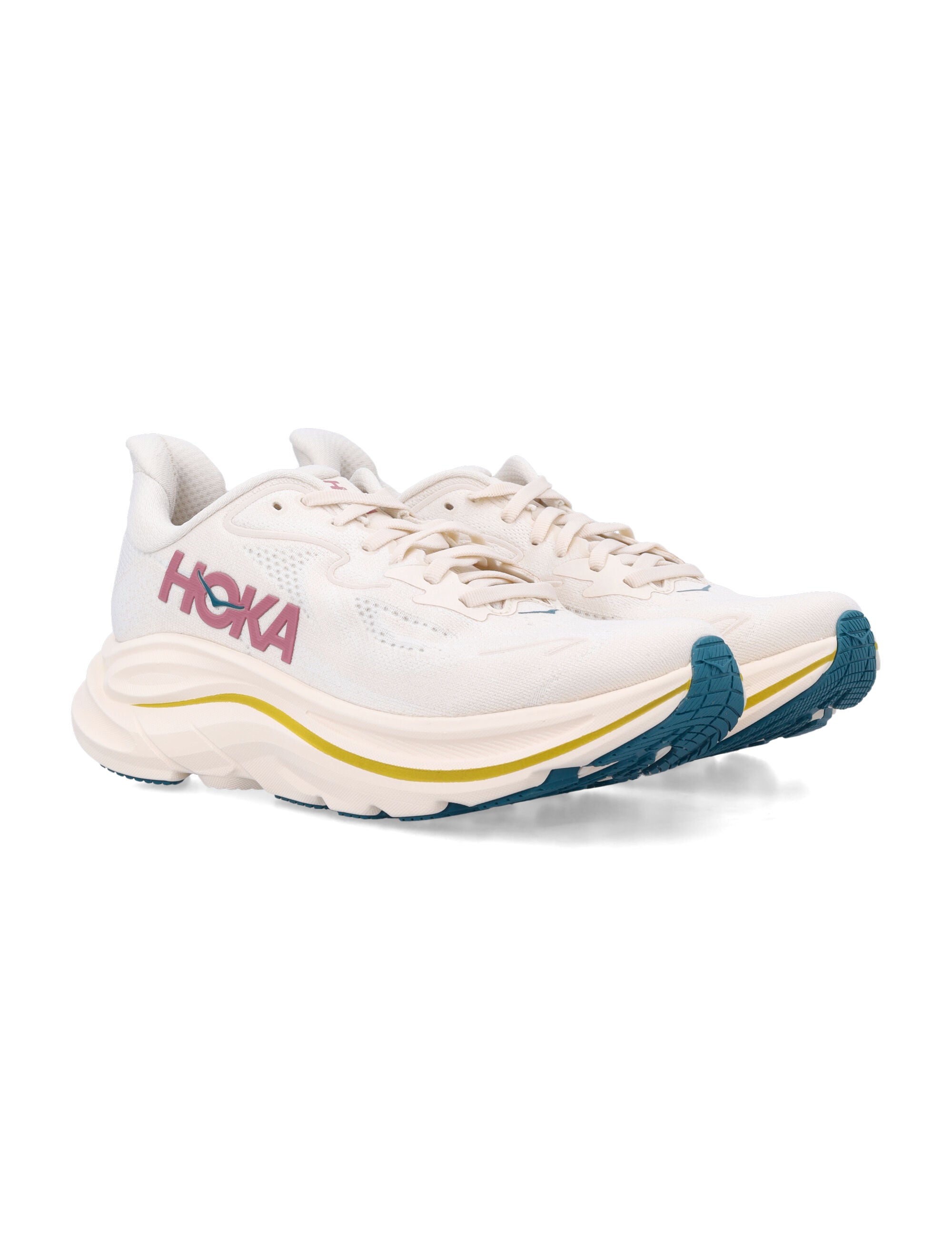 Hoka One Clifton 10 womans sneakers Birch / Alabaster Mesh Sole
