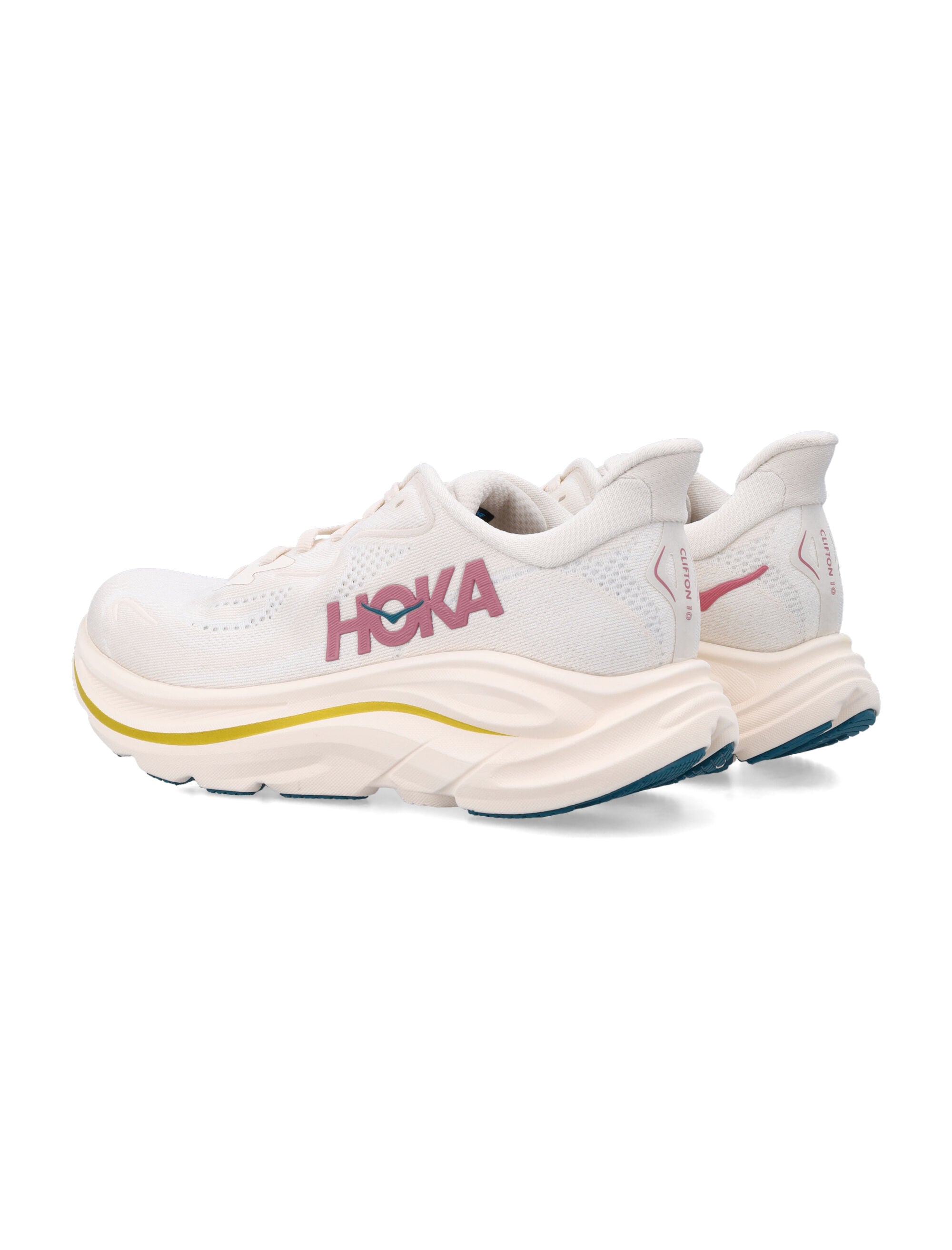 Hoka One Clifton 10 womans sneakers Birch / Alabaster Mesh Sole