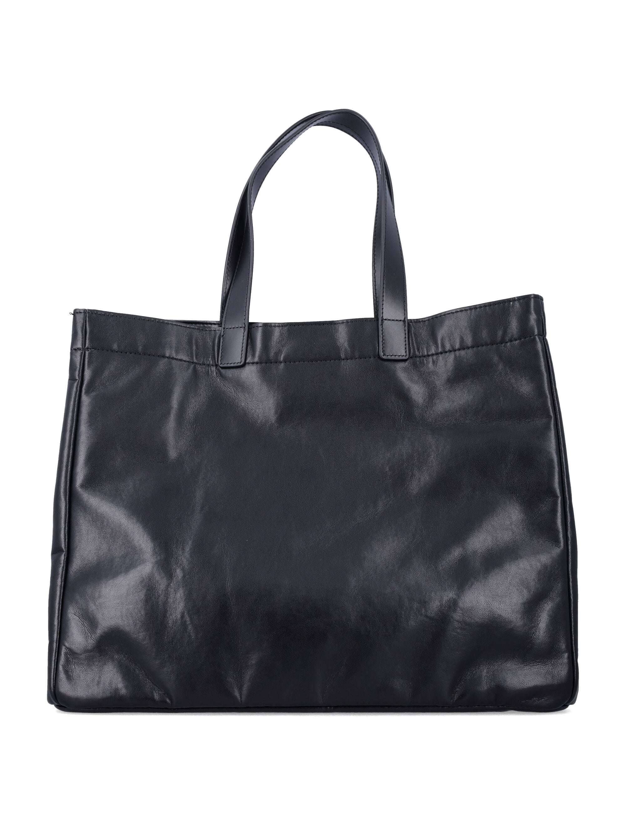 Anine Bing Large Rio Tote Black Polyester Coating
