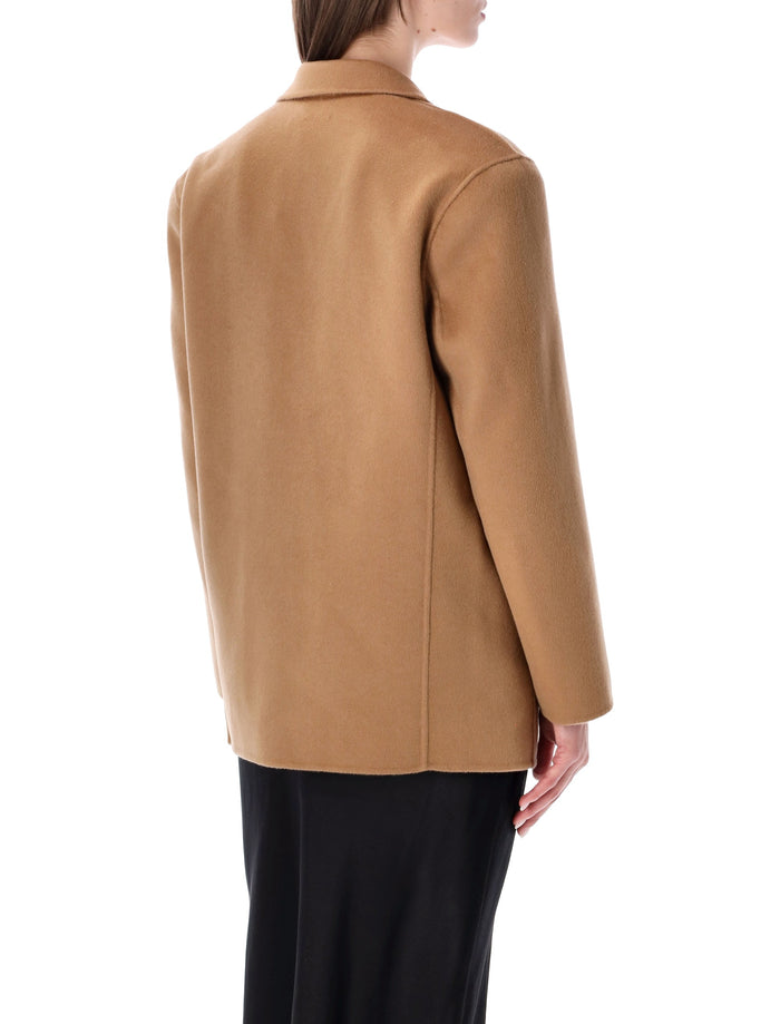 Anine Bing Quinn Wool And Cashmere Blazer Camel