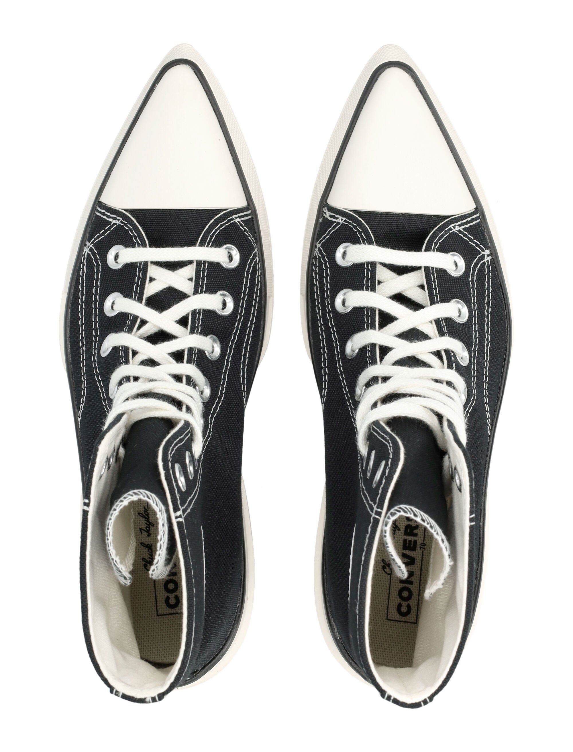 Converse Chuck 70 De Luxe womans shoes Black Textile Sole Sneaker