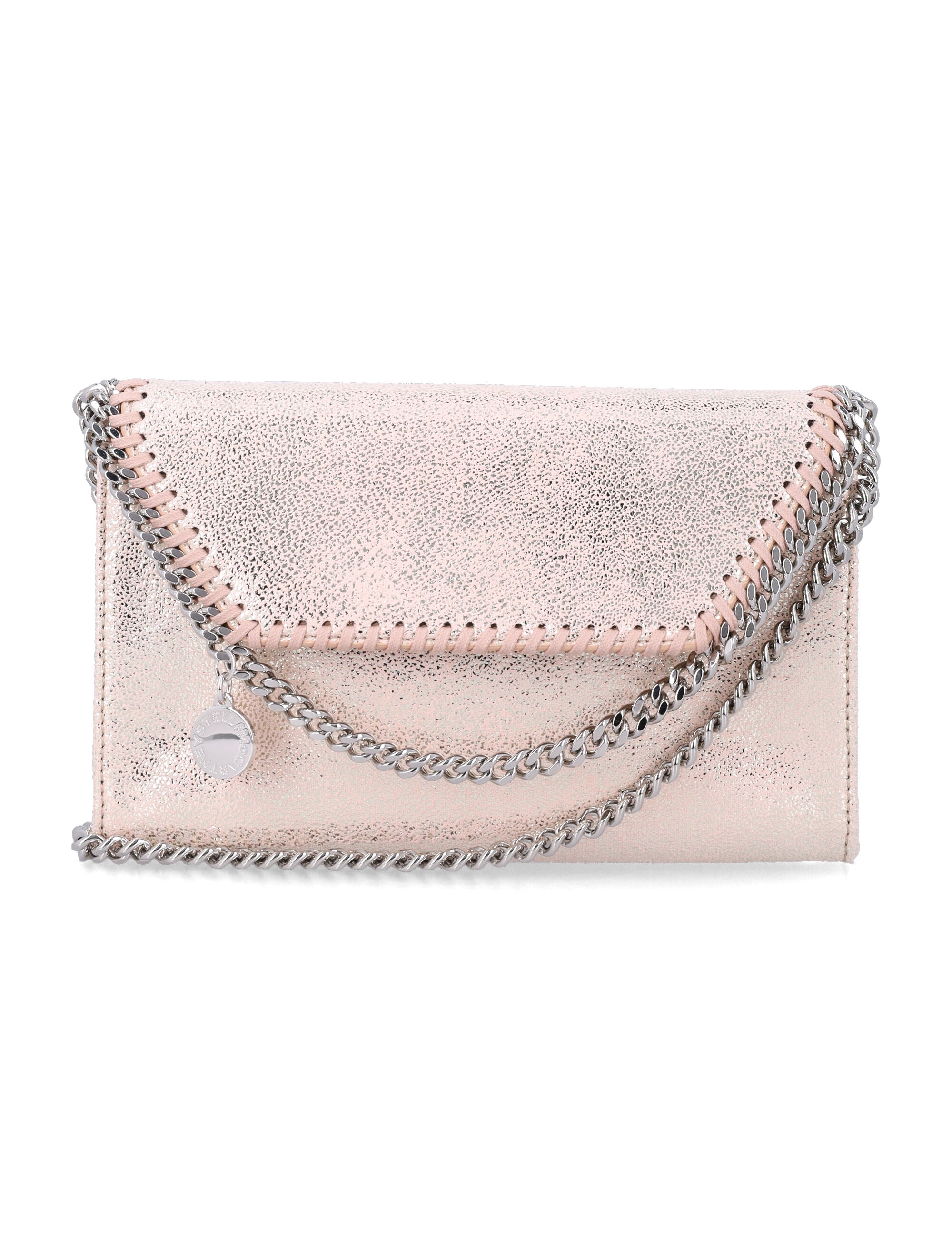Stella Mccartney Pink Falabella Mini Crossbody Shell Polyester Shoulder Bag