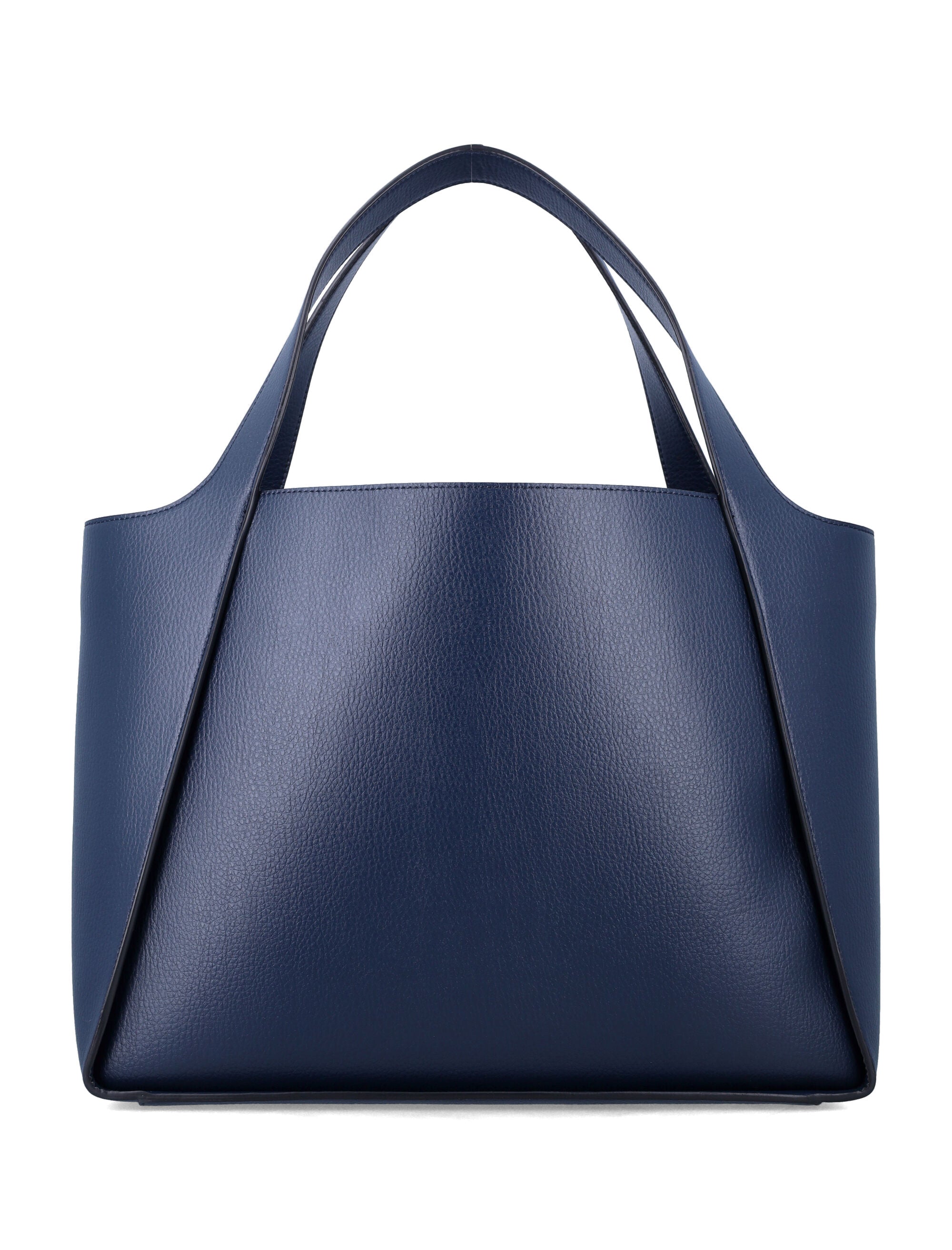 Stella Mccartney Perforated Logo Tote Navy Polyamide