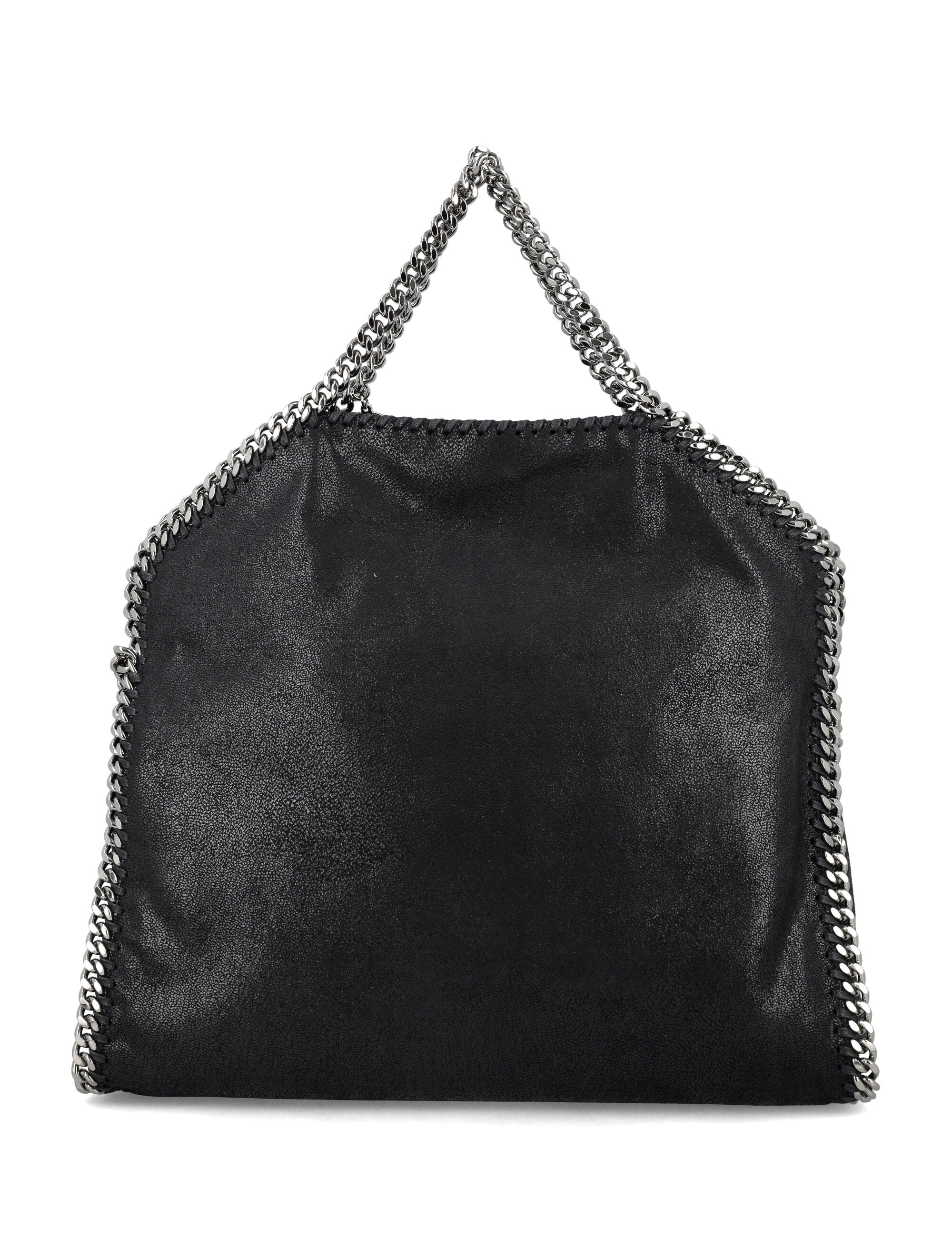 Stella Mccartney Falabella Fold-Over Tote Black Polyester
