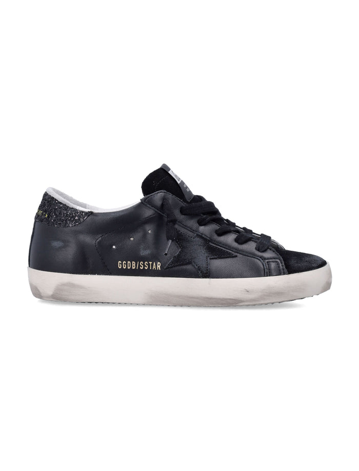 Super-Star Leather & Suede Sneakers Black Upper