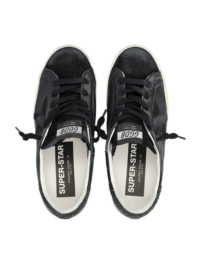 Super-Star Leather & Suede Sneakers Black Upper