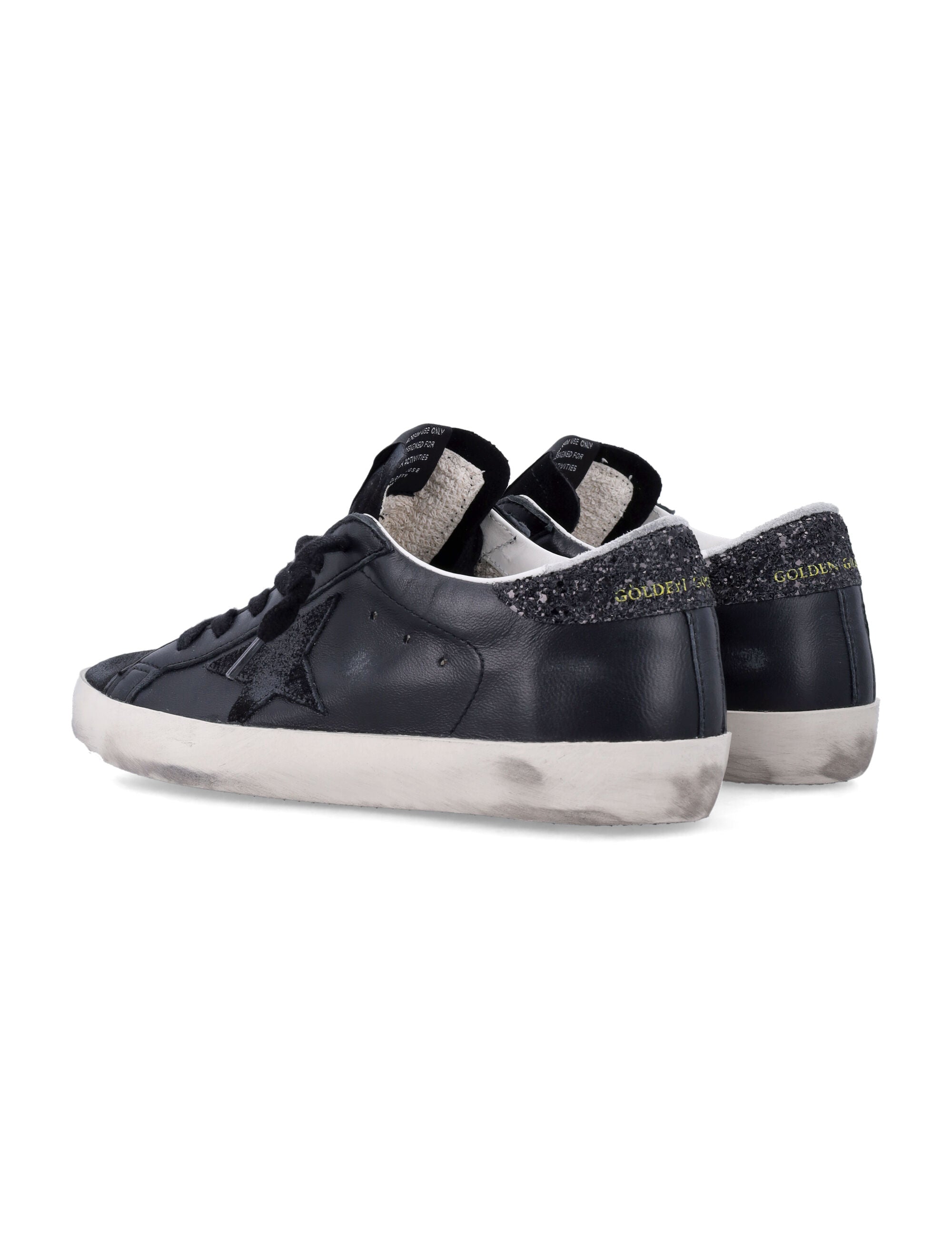 Super-Star Leather & Suede Sneakers Black Upper