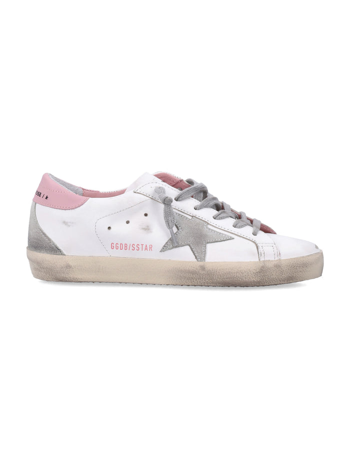 Leather Super-Star Classic Womans Sneakers White-Pink White/ice Light/ Pink Upper