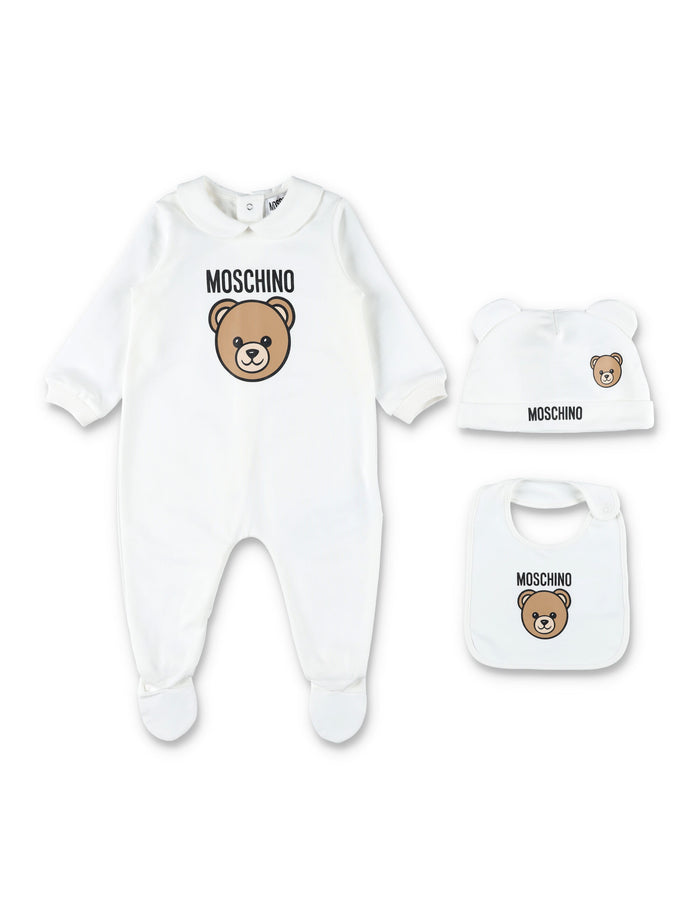 Moschino Kids Teddy Bear sweat set Cloud Cotton