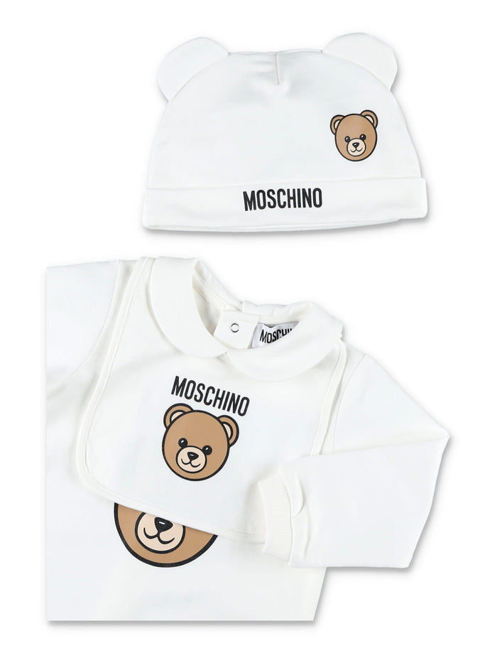 Moschino Kids Teddy Bear sweat set Cloud Cotton