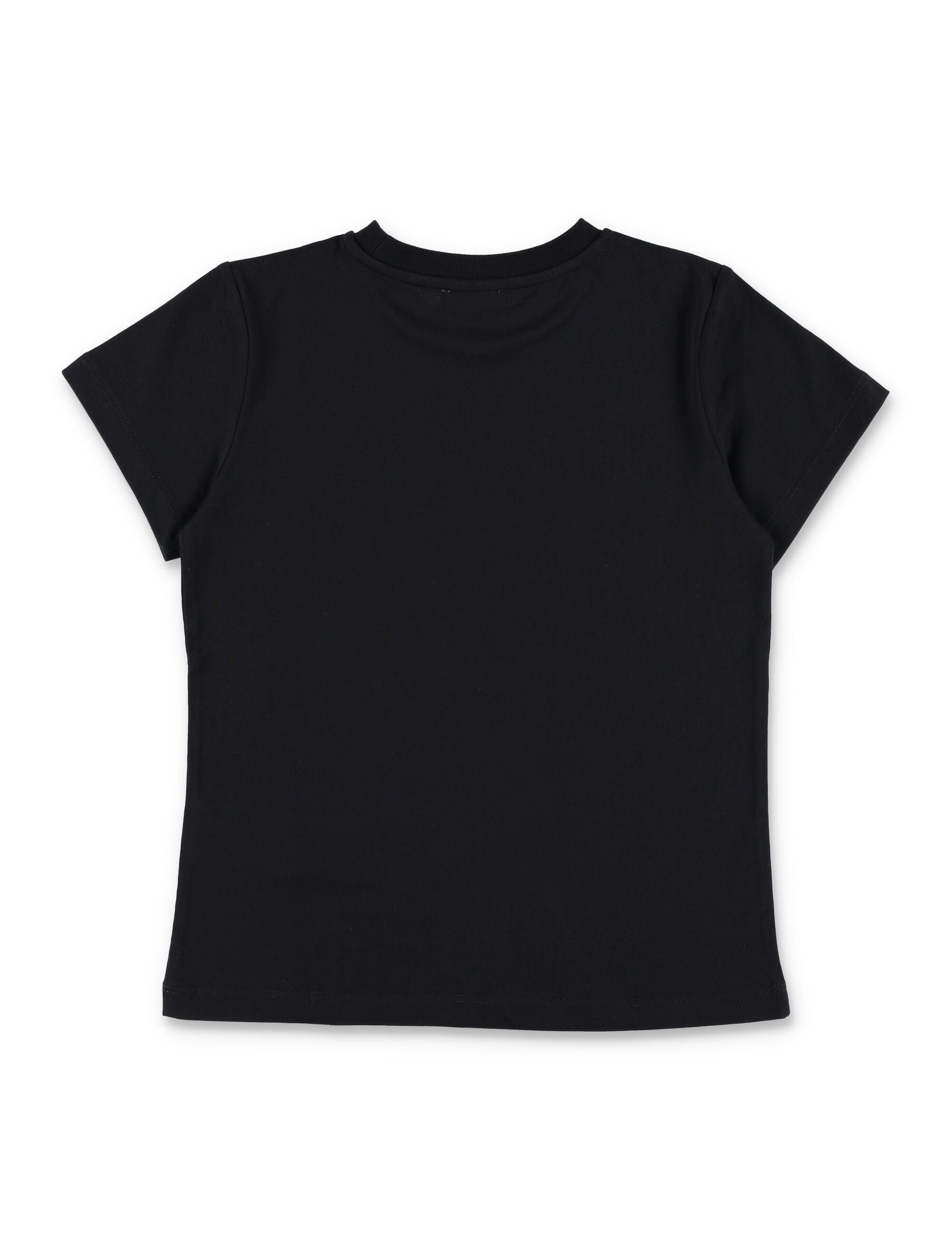 Moschino Kids Bear logo T-shirt Black Cotton