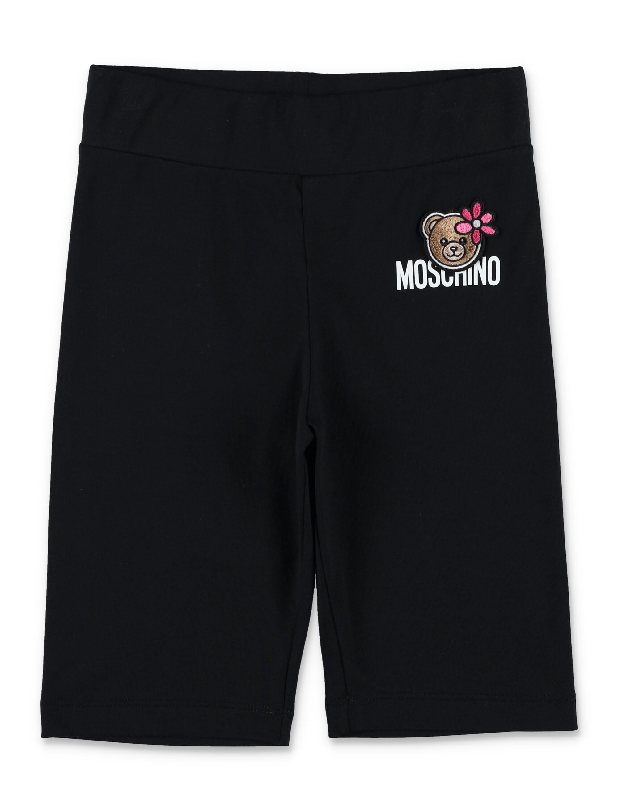 Moschino Kids Bear T-shirt & shorts set White/black Cotton