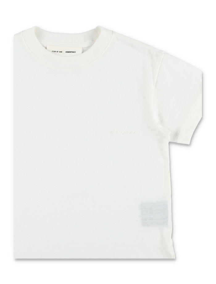 Essentials Fear of God Kids T-shirt Ivory Cotton Tshirt