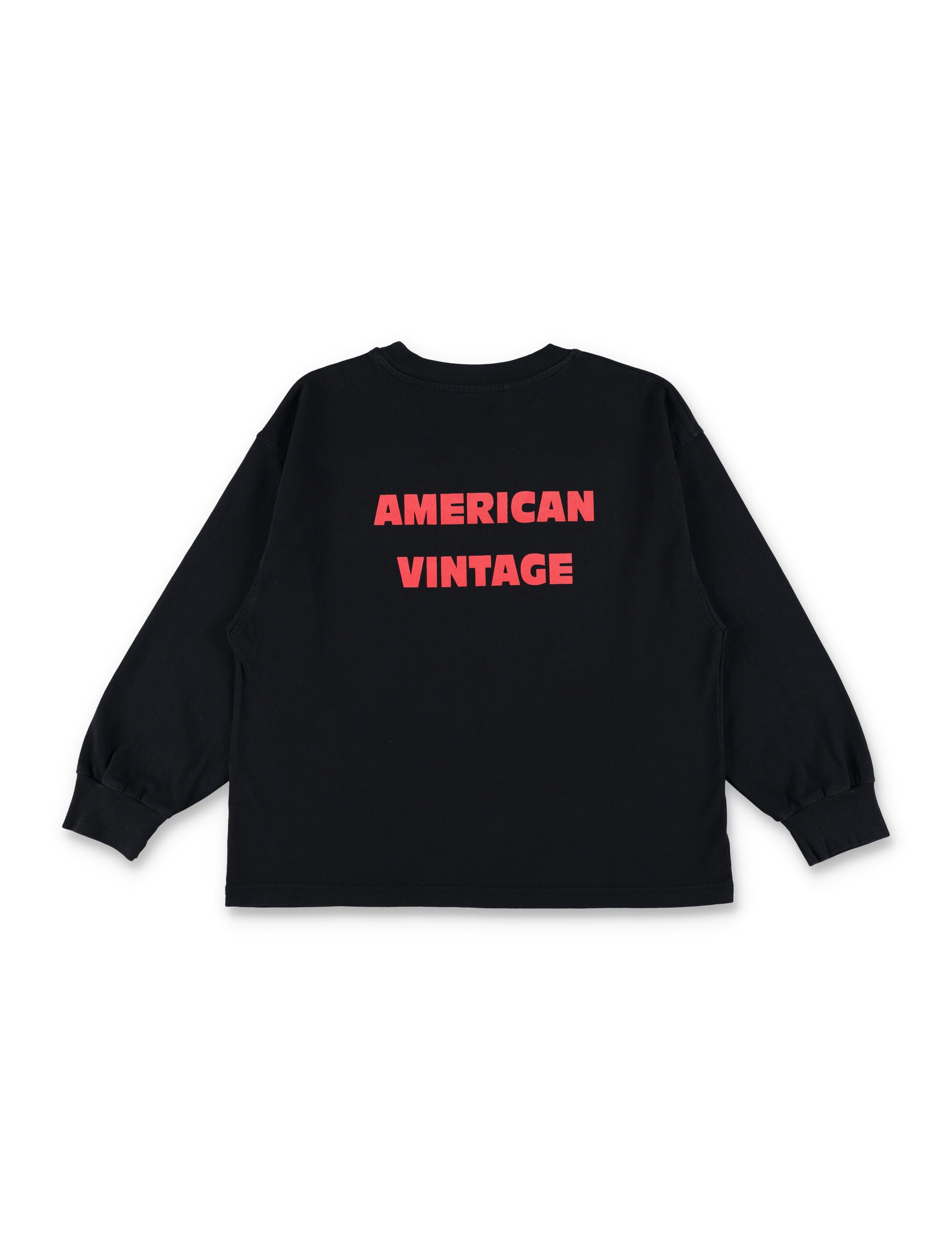 American Vintage Fizvalley long-sleeve t-shirt for kids Black Cotton Tshirt