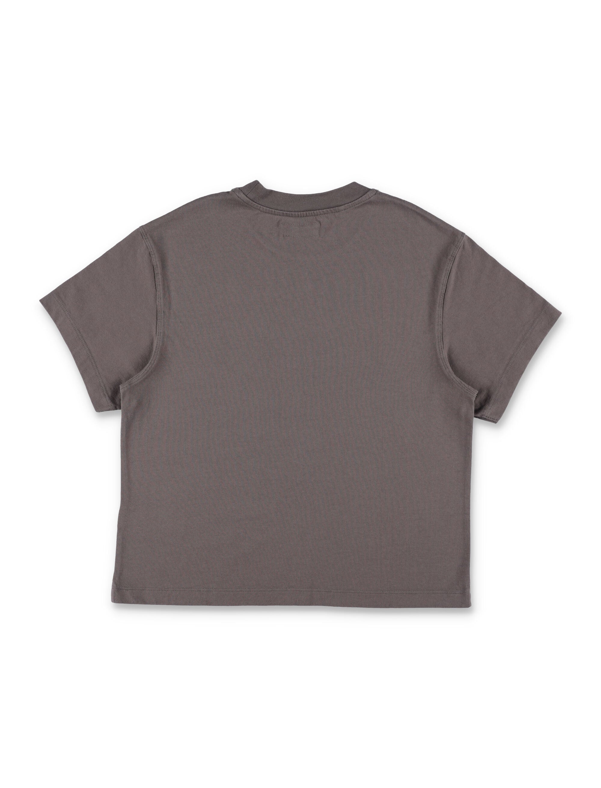 American Vintage Gixy brown t-shirt for kids Carbon Cotton Tshirt