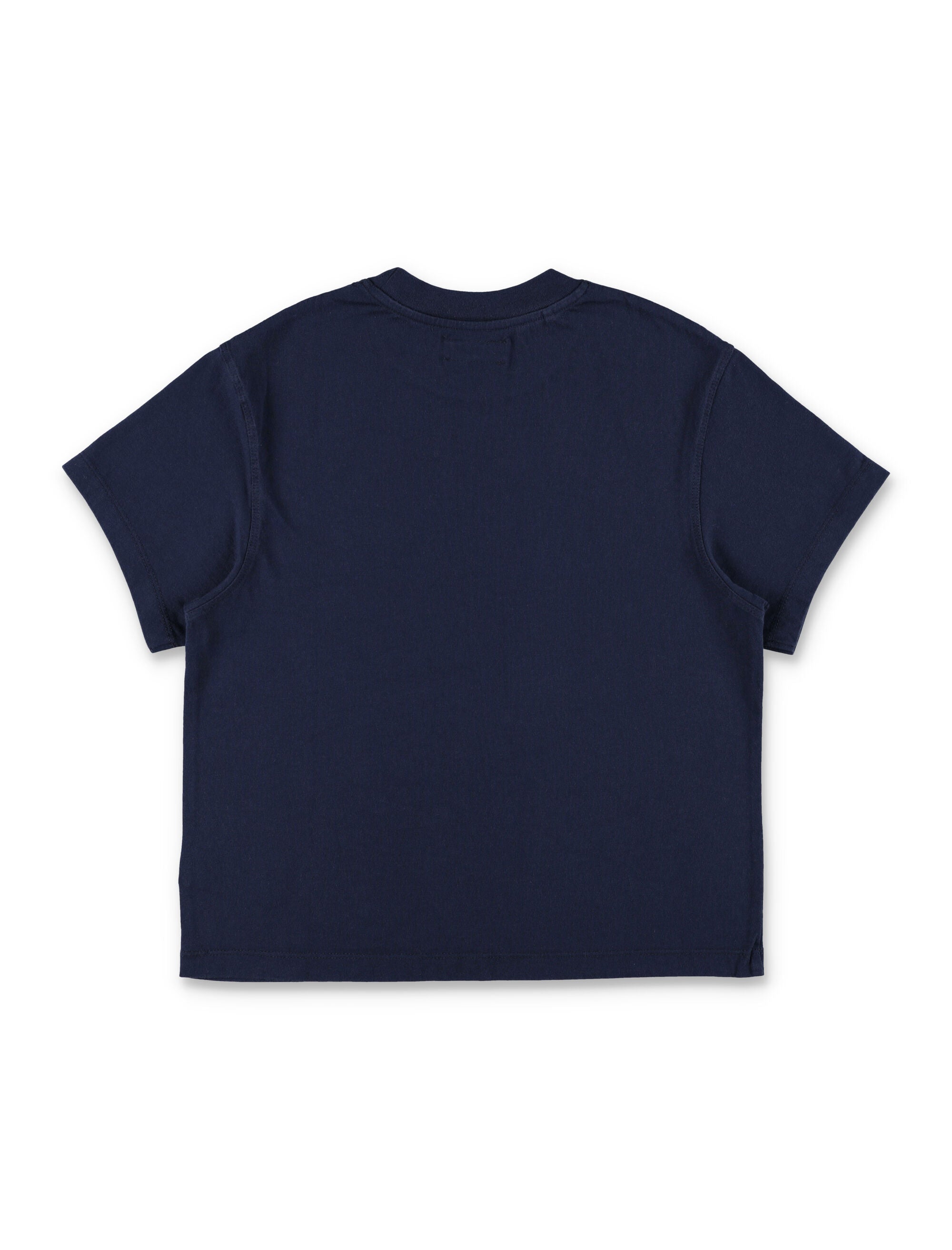 American Vintage Gixy blue t-shirt for kids Navy Cotton Tshirt