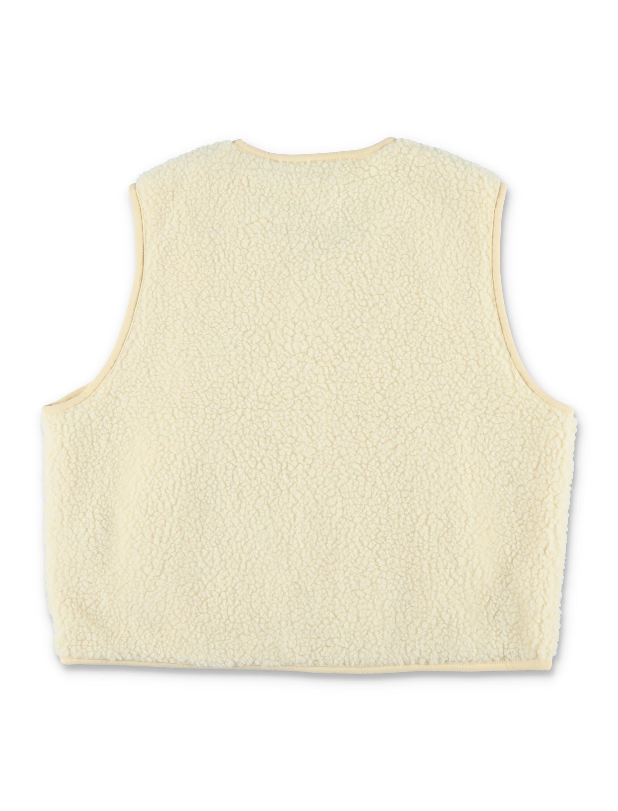 American Vintage Hoktown yellow vest for kids Ecru Polyester