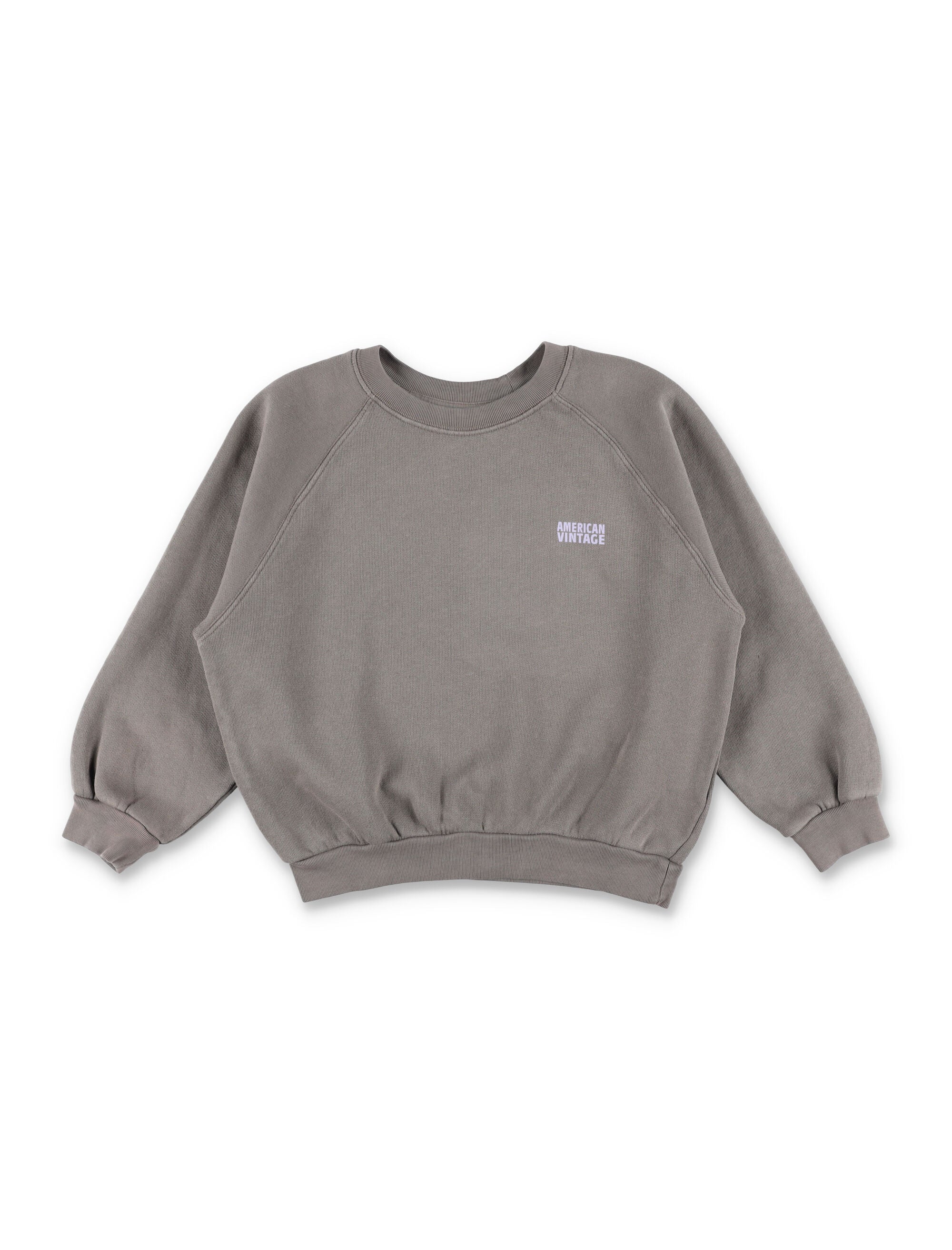 American Vintage Izubird taupe sweatshirt for kids Cotton