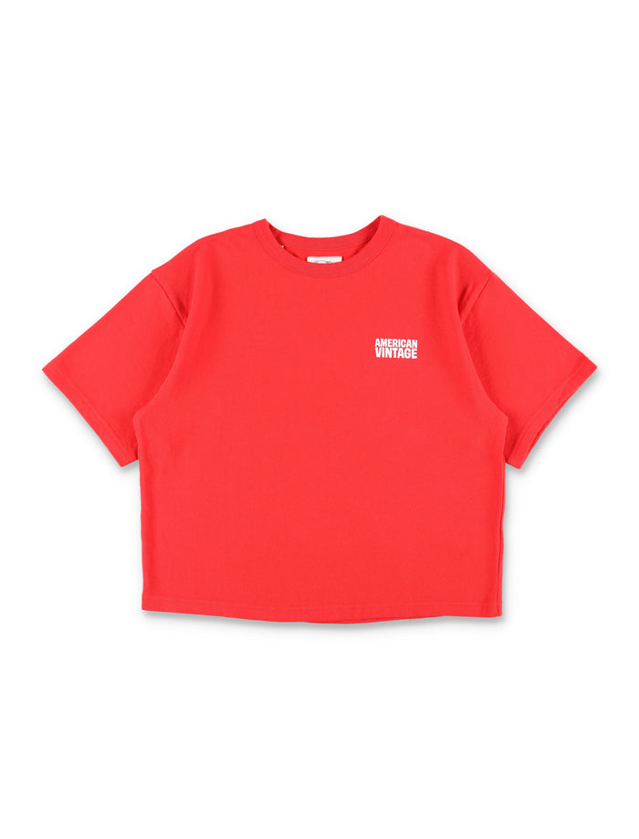 American Vintage Ykobow red t-shirt for kids Cotton Tshirt